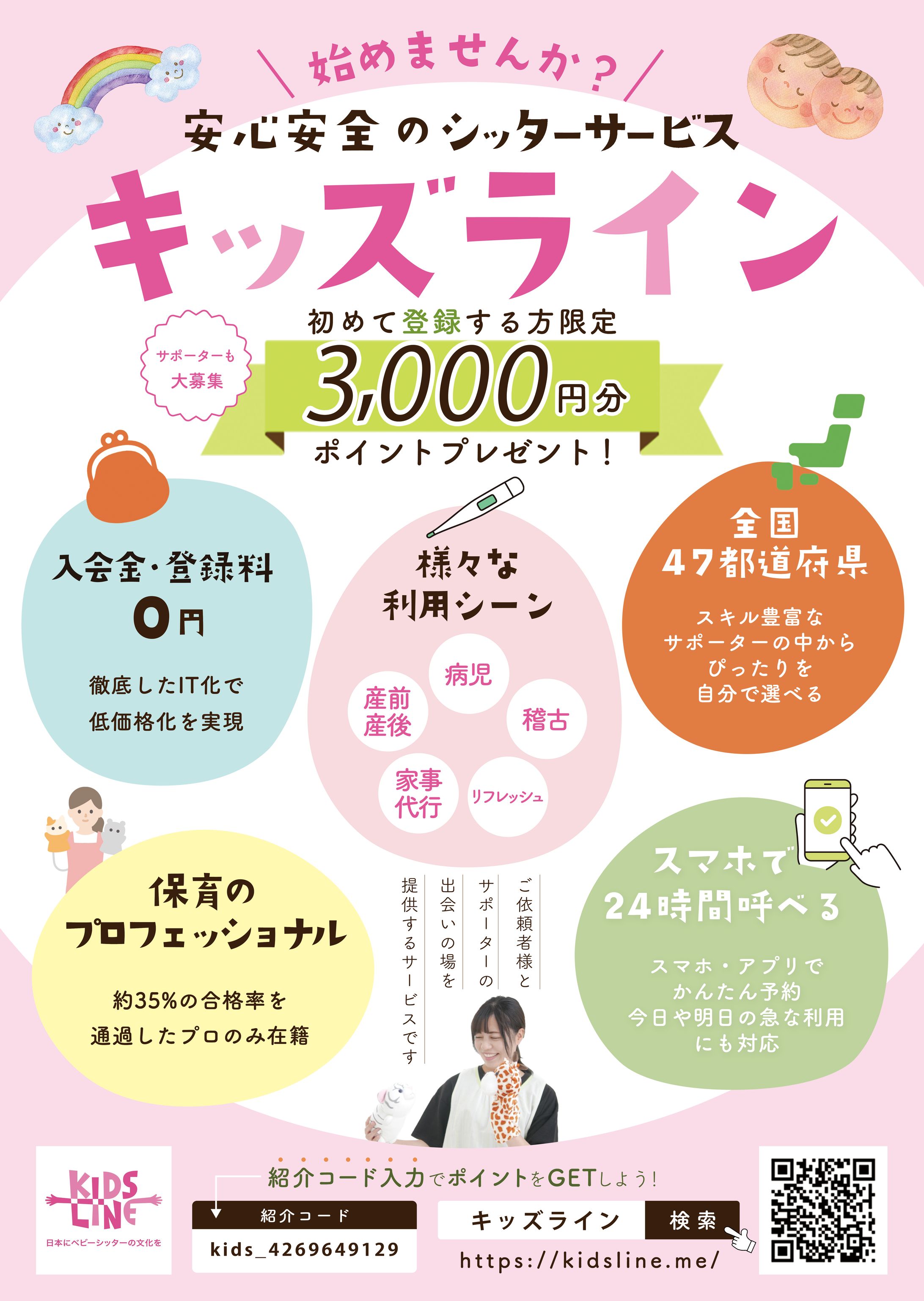 【Noa様ご依頼】キッズライン ポスター（今回の印刷パターン）-1