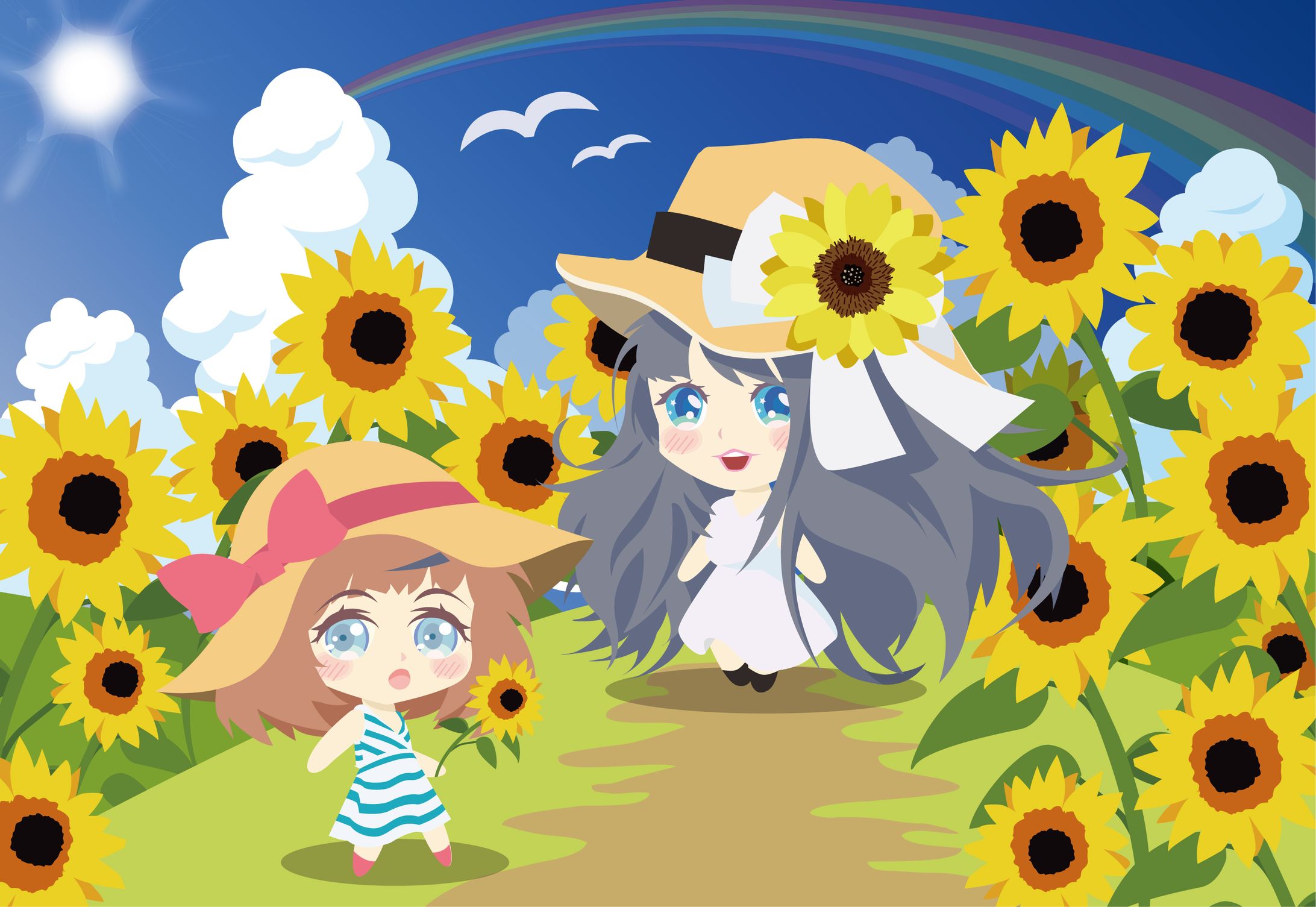 夏のイラスト-1