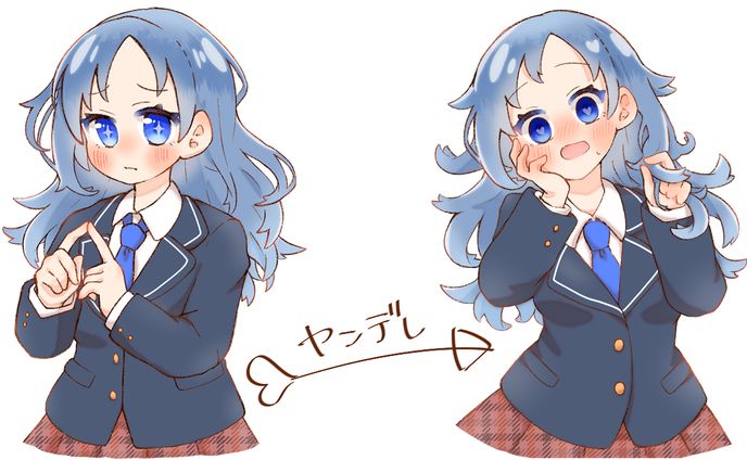 創作　ノベルゲーム風立ち絵（2枚）