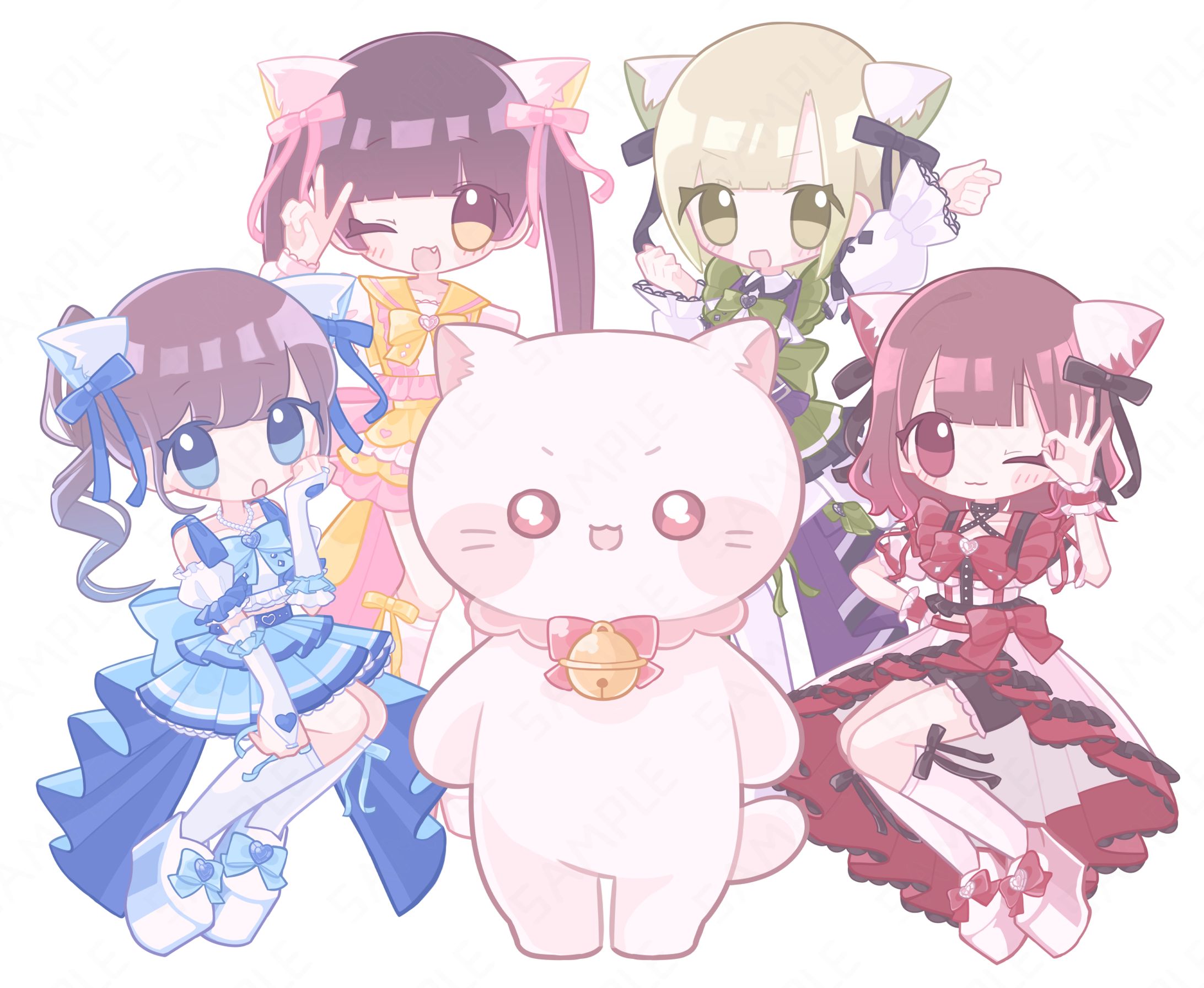 ニコニコ♡STAGE様／4thワンマンライブグッズ用イラスト