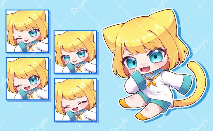 【お仕事】めりくらげ様 SDイラスト