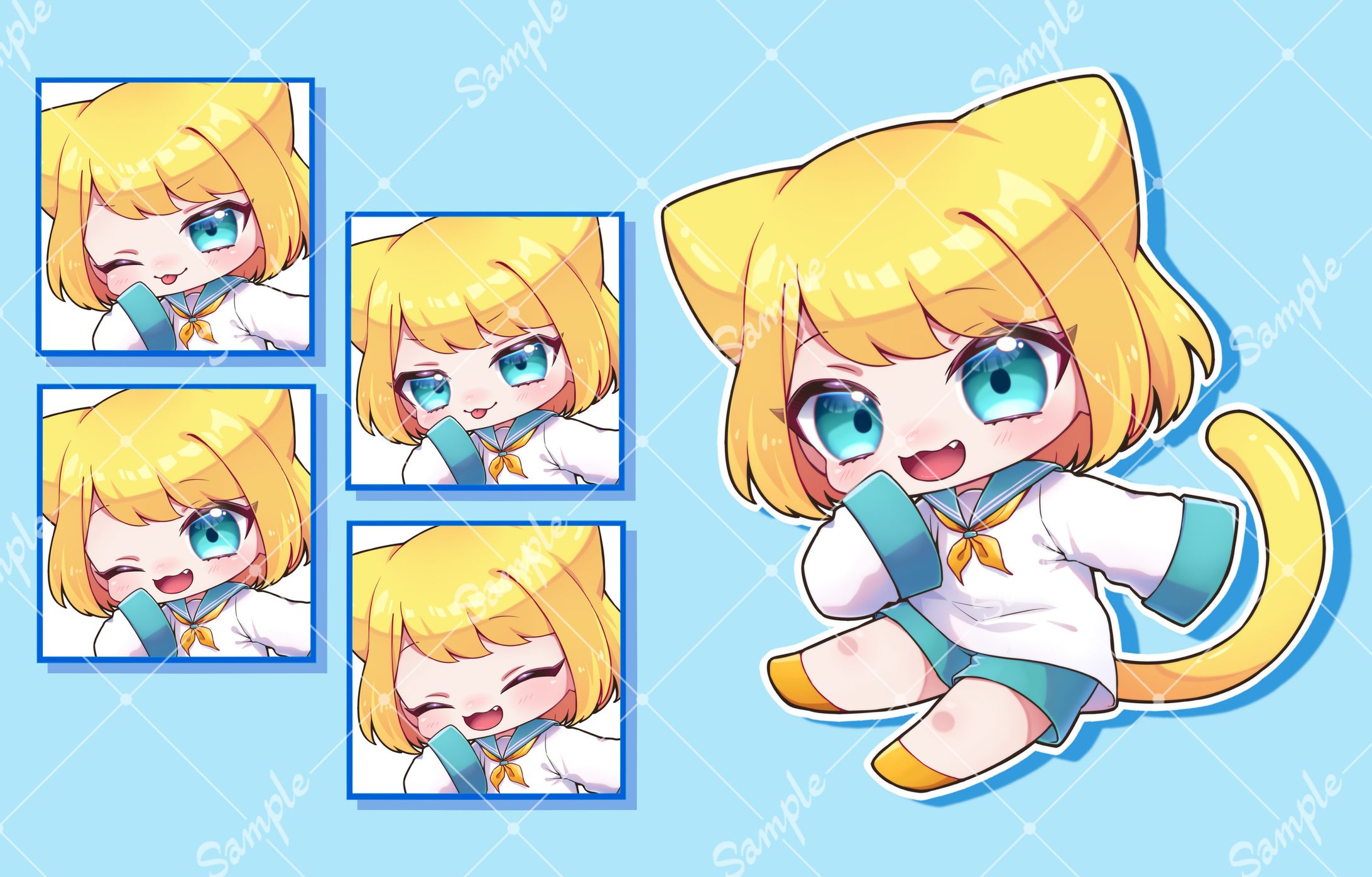 【お仕事】めりくらげ様 SDイラスト-1