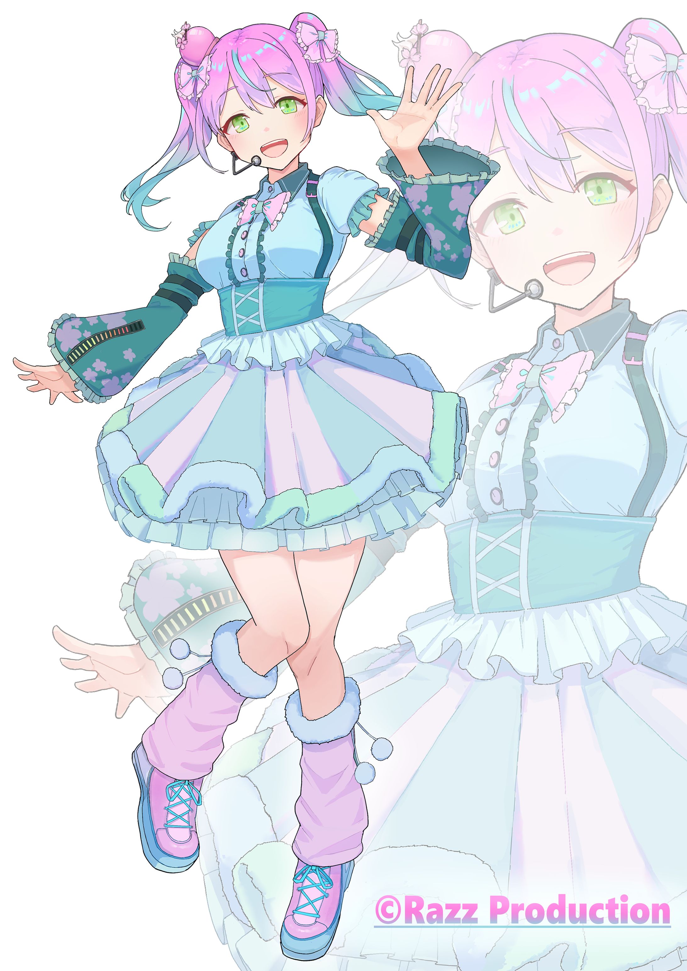 Razz Production様 「桜雫らいむ」キャラクターデザイン＆立ち絵制作-1
