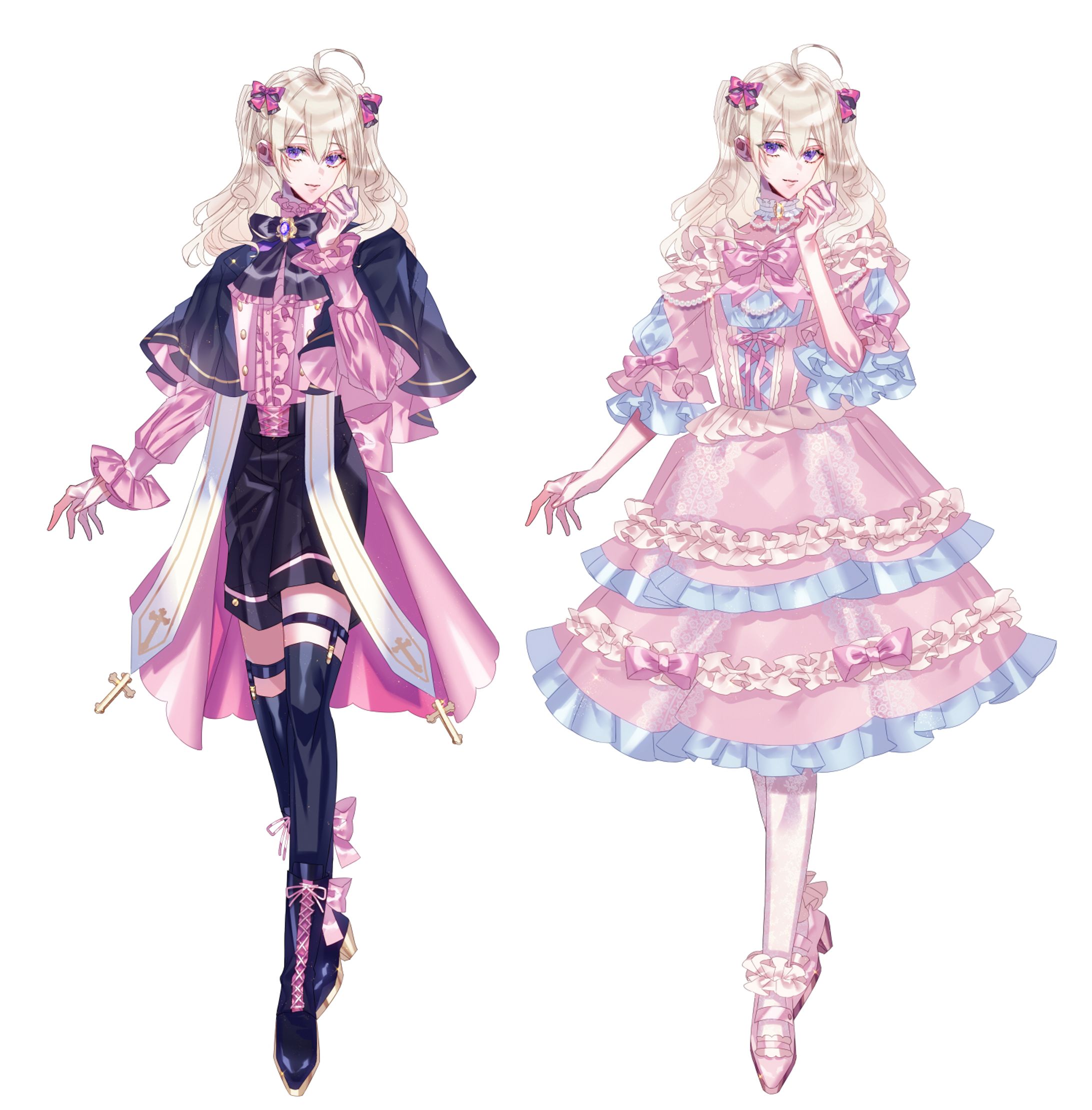 「KnightCaseFiles0」立ち絵/ペルレ-1