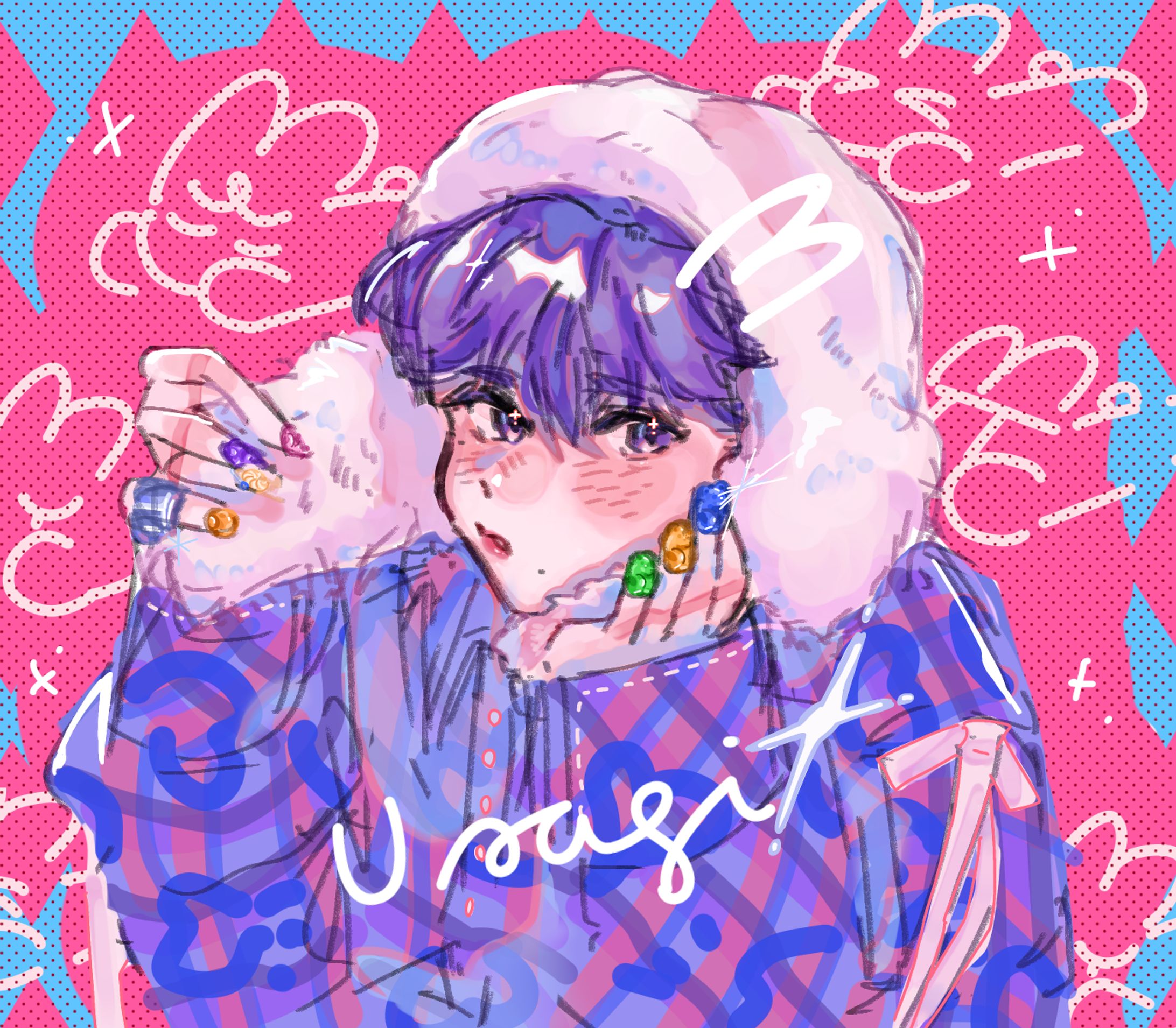 fanart  うさぎさん-1