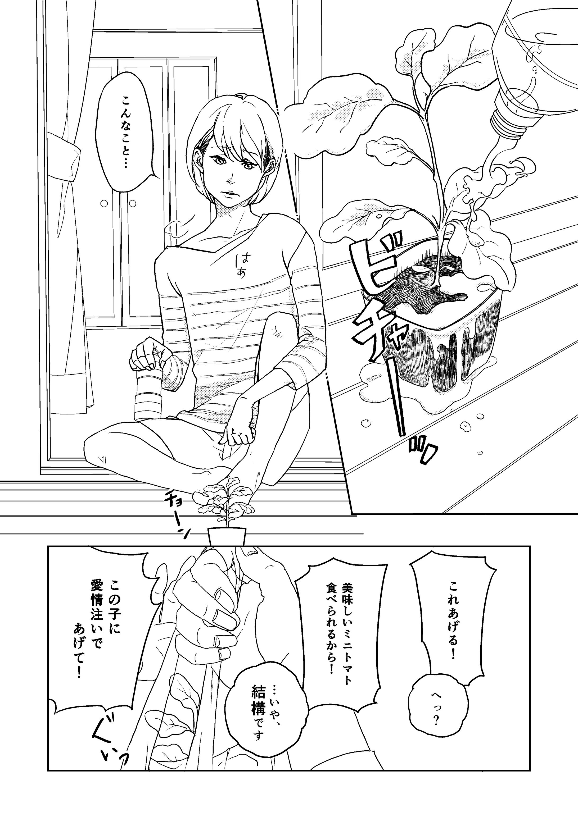 「トマトは赤い実をつける」-1