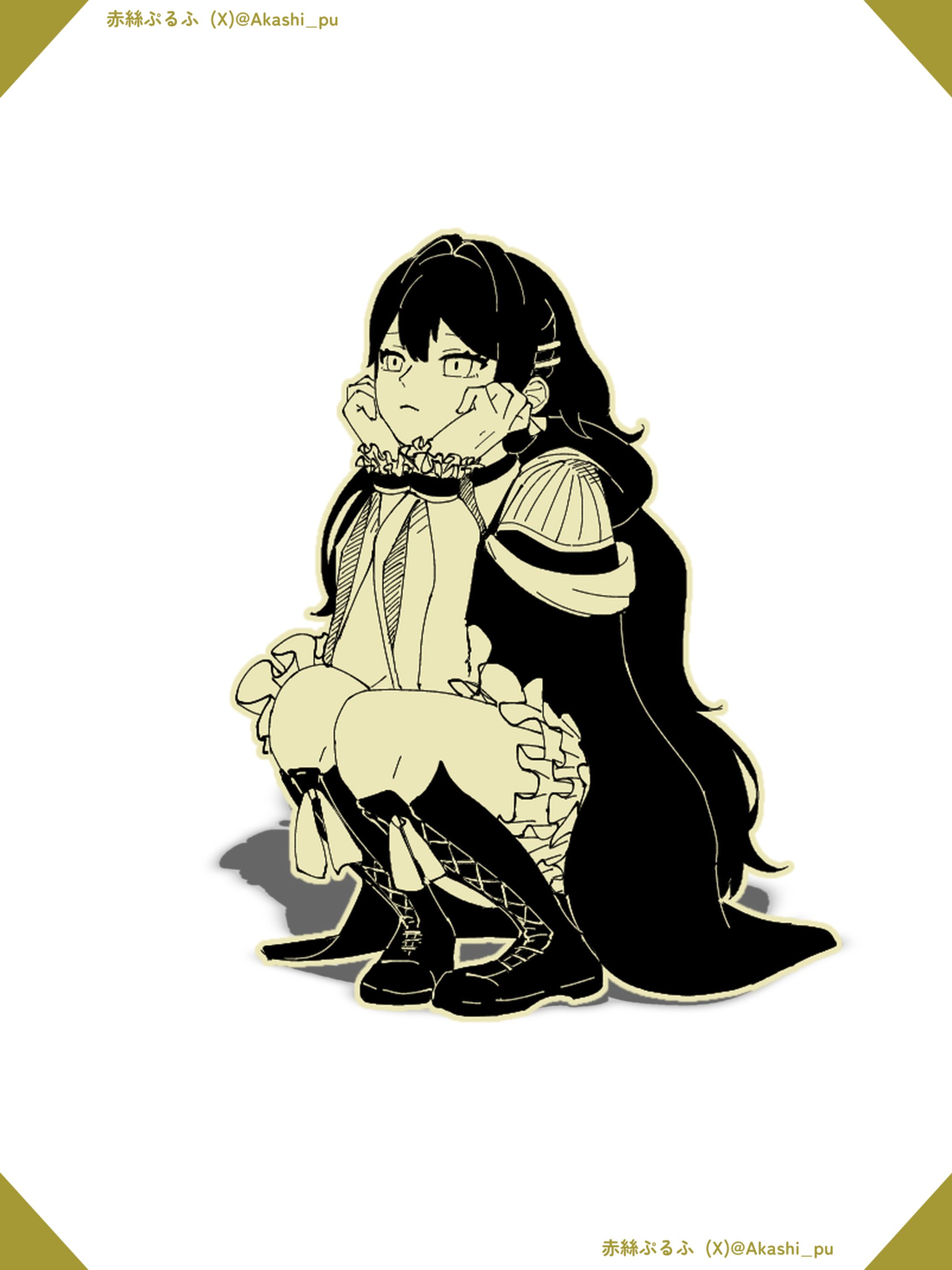 しゃがみ立ち絵-1