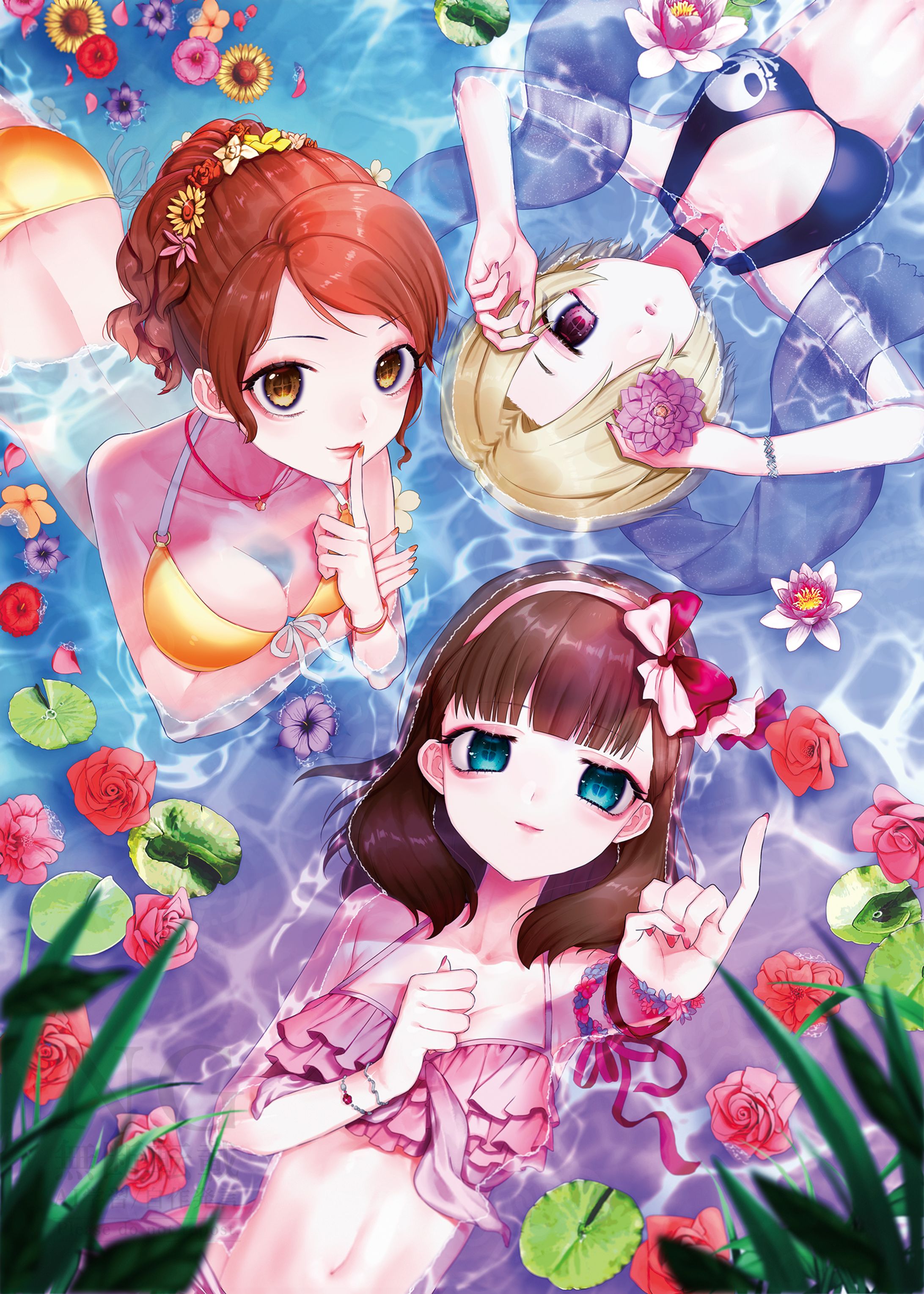 【イラスト寄稿】デレマス 落花流水 カレンダー用イラスト-1