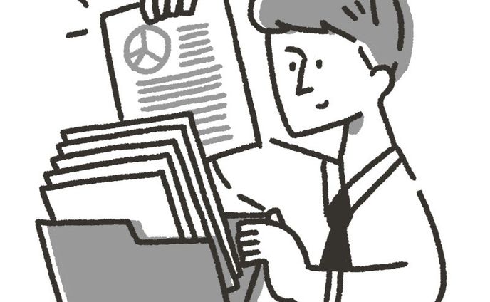 金融サイトの挿絵イラスト