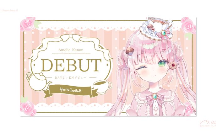 アメリー・カノン様 初配信サムネイル【EN】