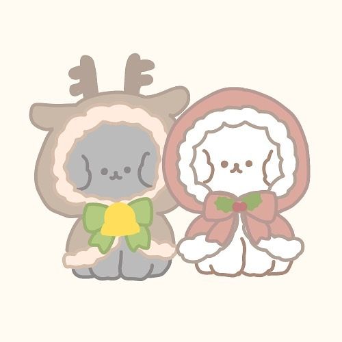 サンタとトナカイ #クリスマス #christmas #イラスト