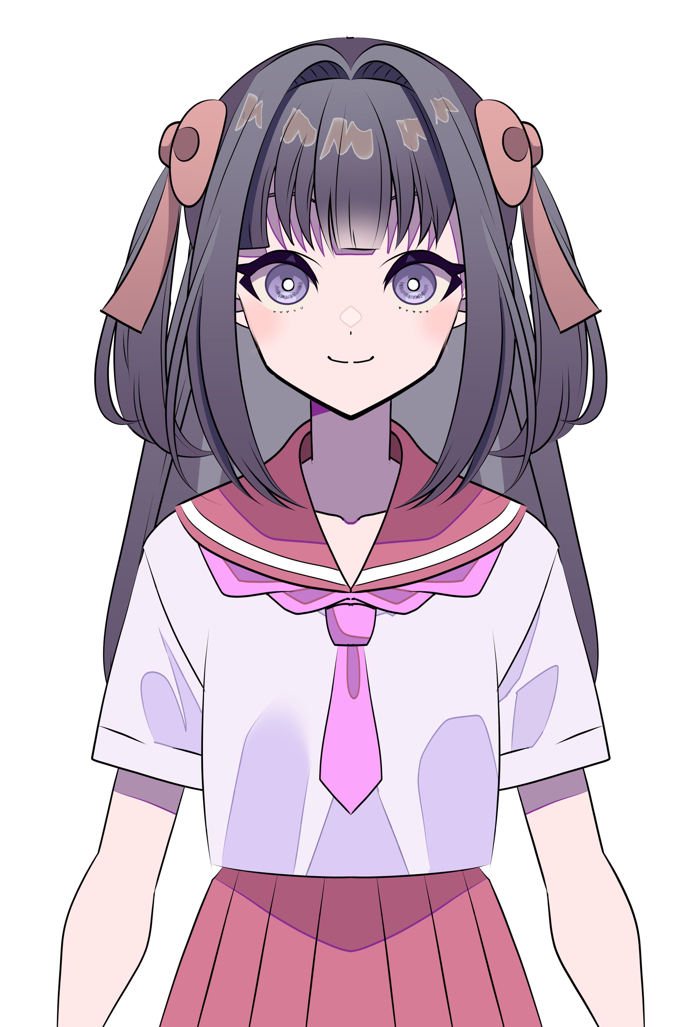 LIVE2d立ち絵パーツ分けイラスト-1