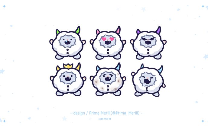 メンバーシップイラスト(のりプロ/雪ノ精くもち様)