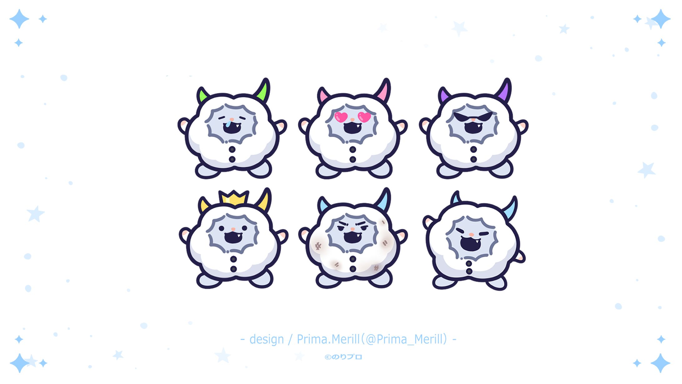 メンバーシップイラスト(のりプロ/雪ノ精くもち様)-1