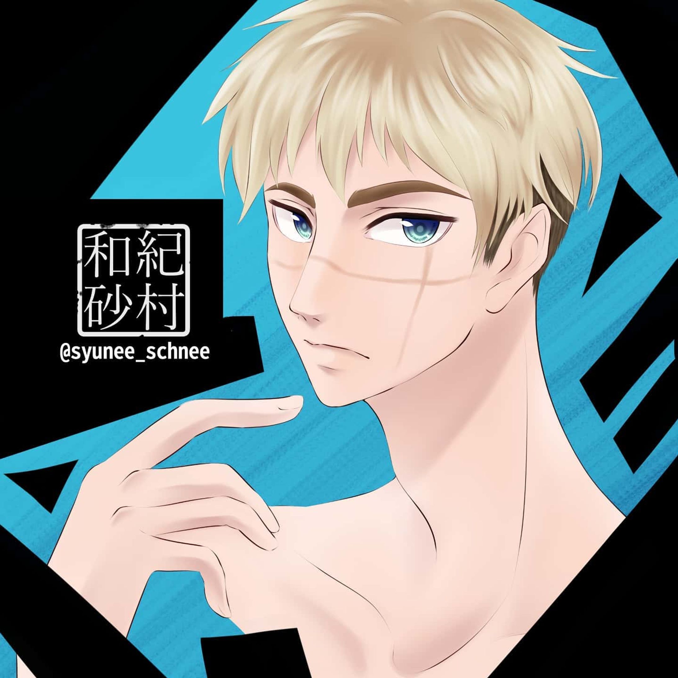 久しぶりの男性イラストです！インスタでは初男性イラストですね。
オリジナルはこちら→ @gellirole 
#gelli6k #digitaldrawing #digitalart #digitalillustration #illustration #art #artwork #dtiys #DTIYS #dtiyschallenge #cool #hot #blonde #shaveside #undercut #man #mangastyle #mangaart #wacomart #wacomcintiq13hd #cintiq13hd #cintiq #イラスト #イラストグラム #デジタルイラスト #デジタルアート #金髪 #男性 #男の子 #男子イラスト-1