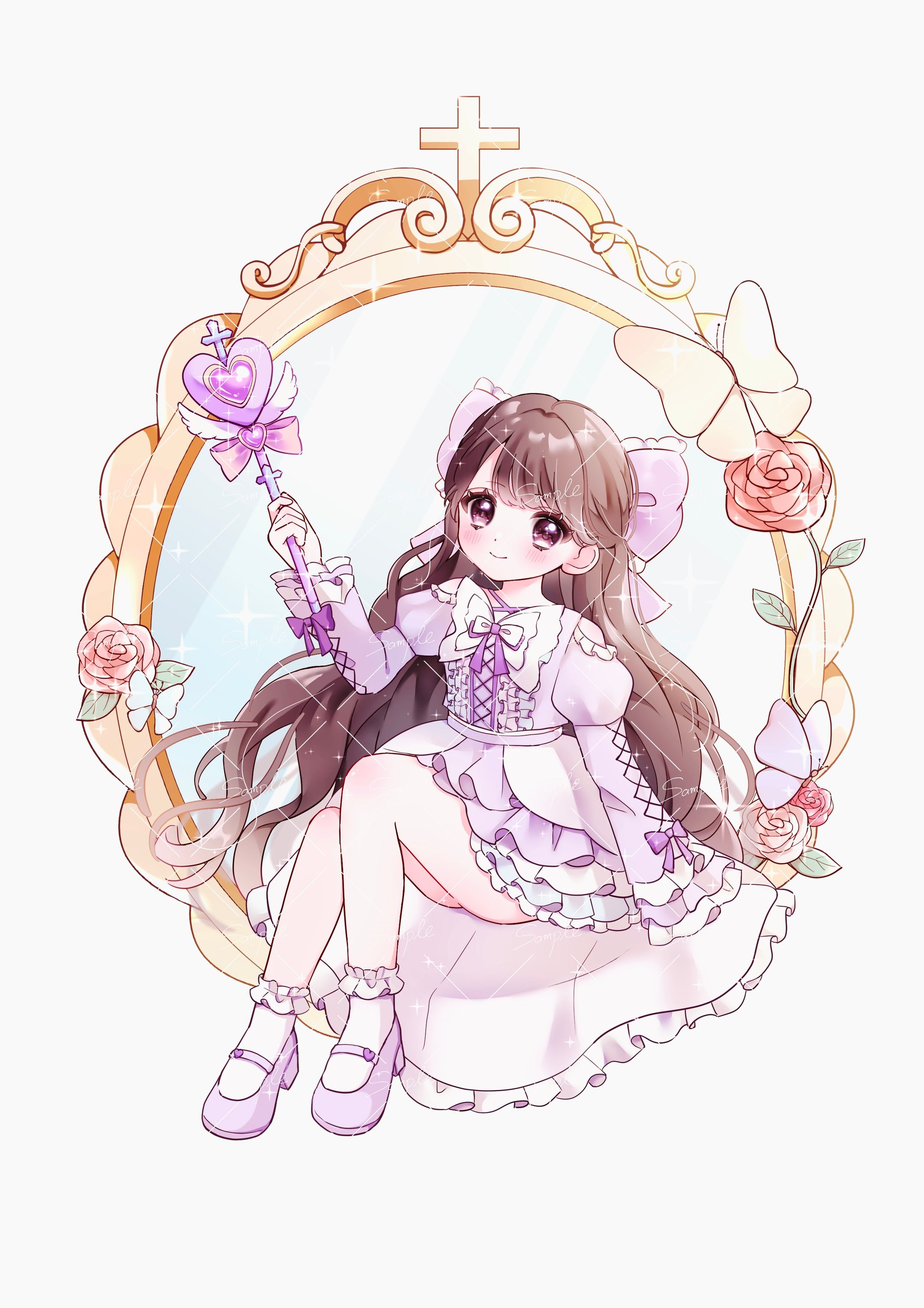 【ご依頼】アイドルの生誕用イラスト-1