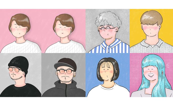 似顔絵イラスト