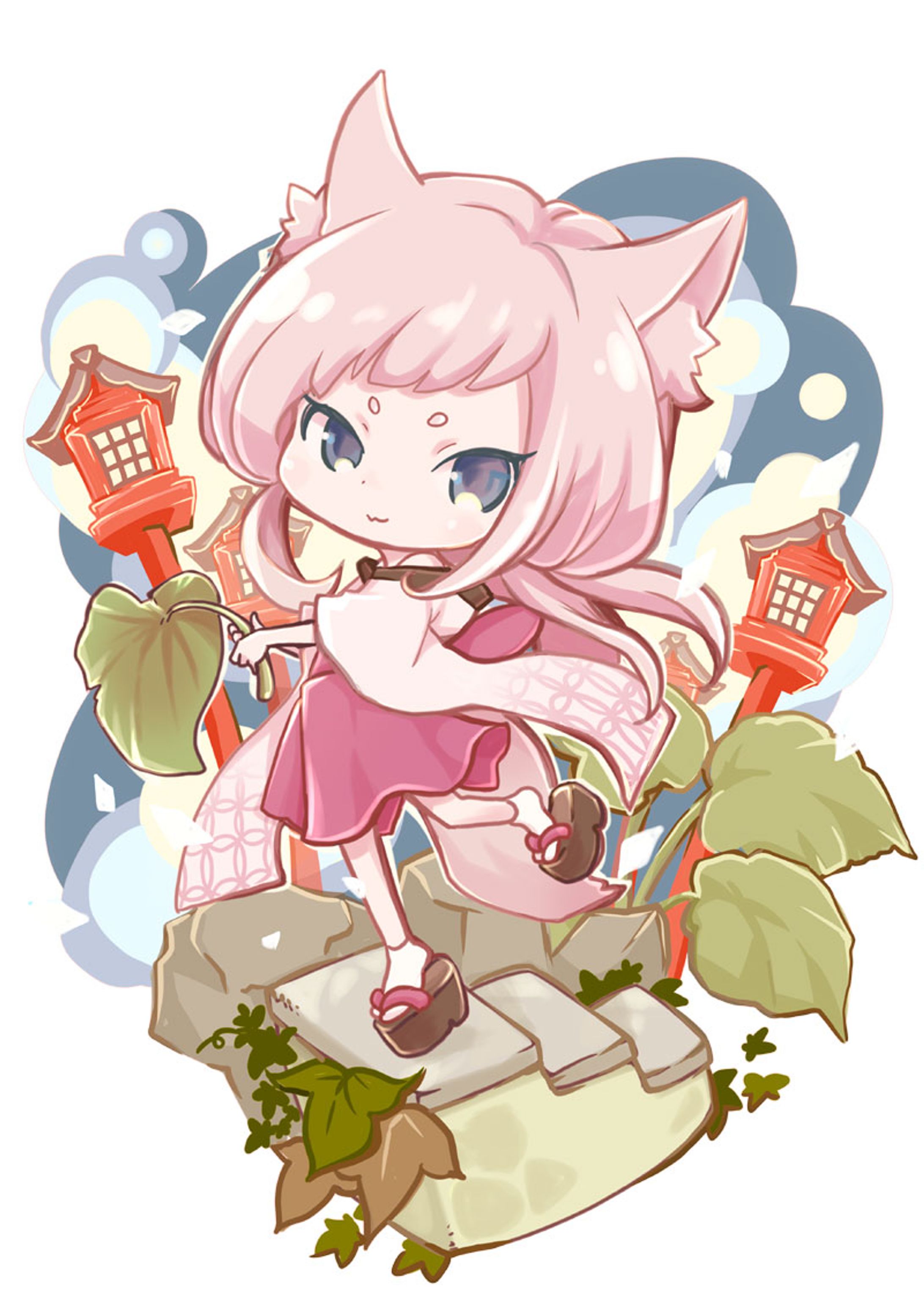 ミニキャラ狐娘-1