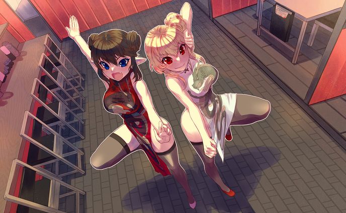 背景があるイラスト