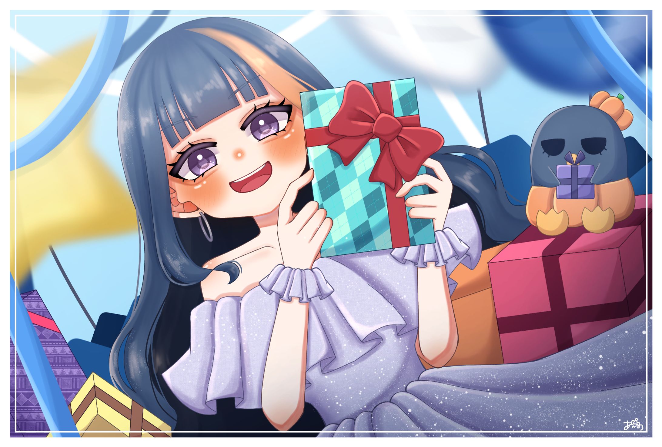 誕生日イラスト-あんの ぷる。-1