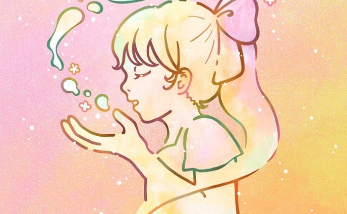パステルカラー、cm