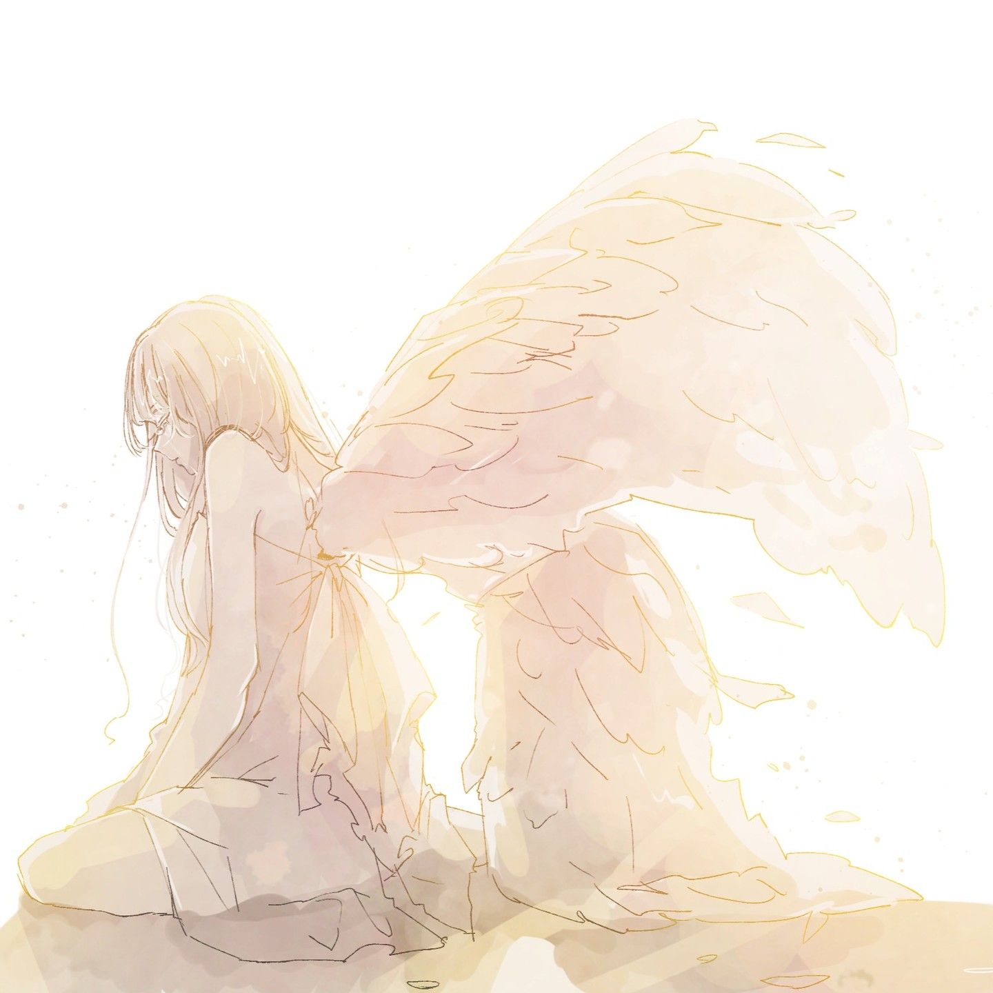 イラスト #illustration #art #digitalart #女の子 #女の子イラスト #天使 #angel