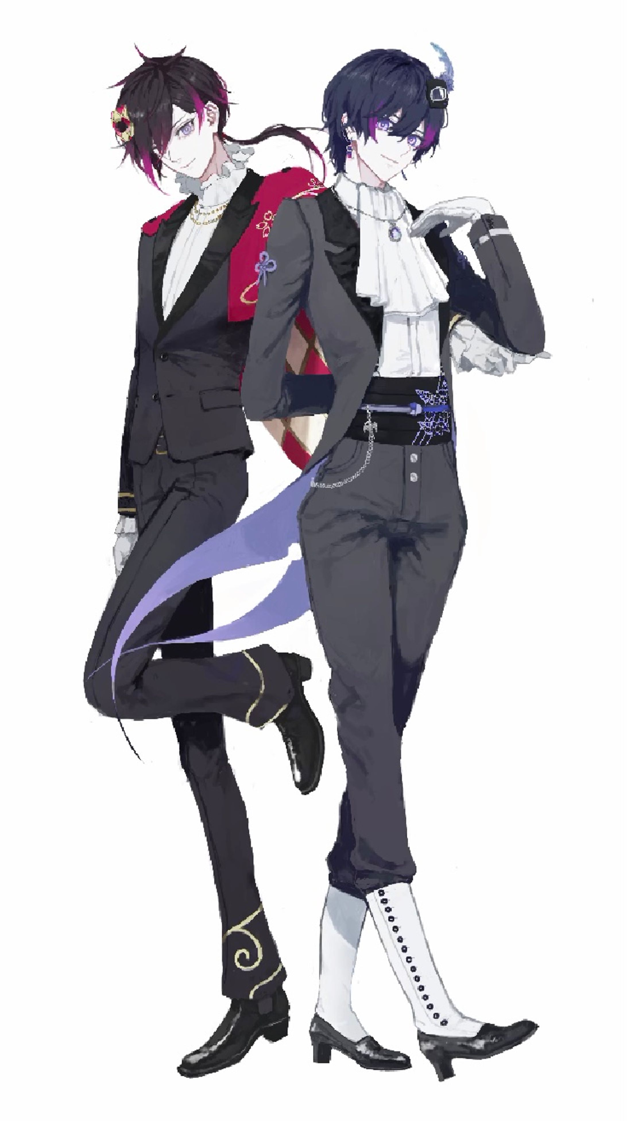 2人組ユニット 立ち絵イラスト