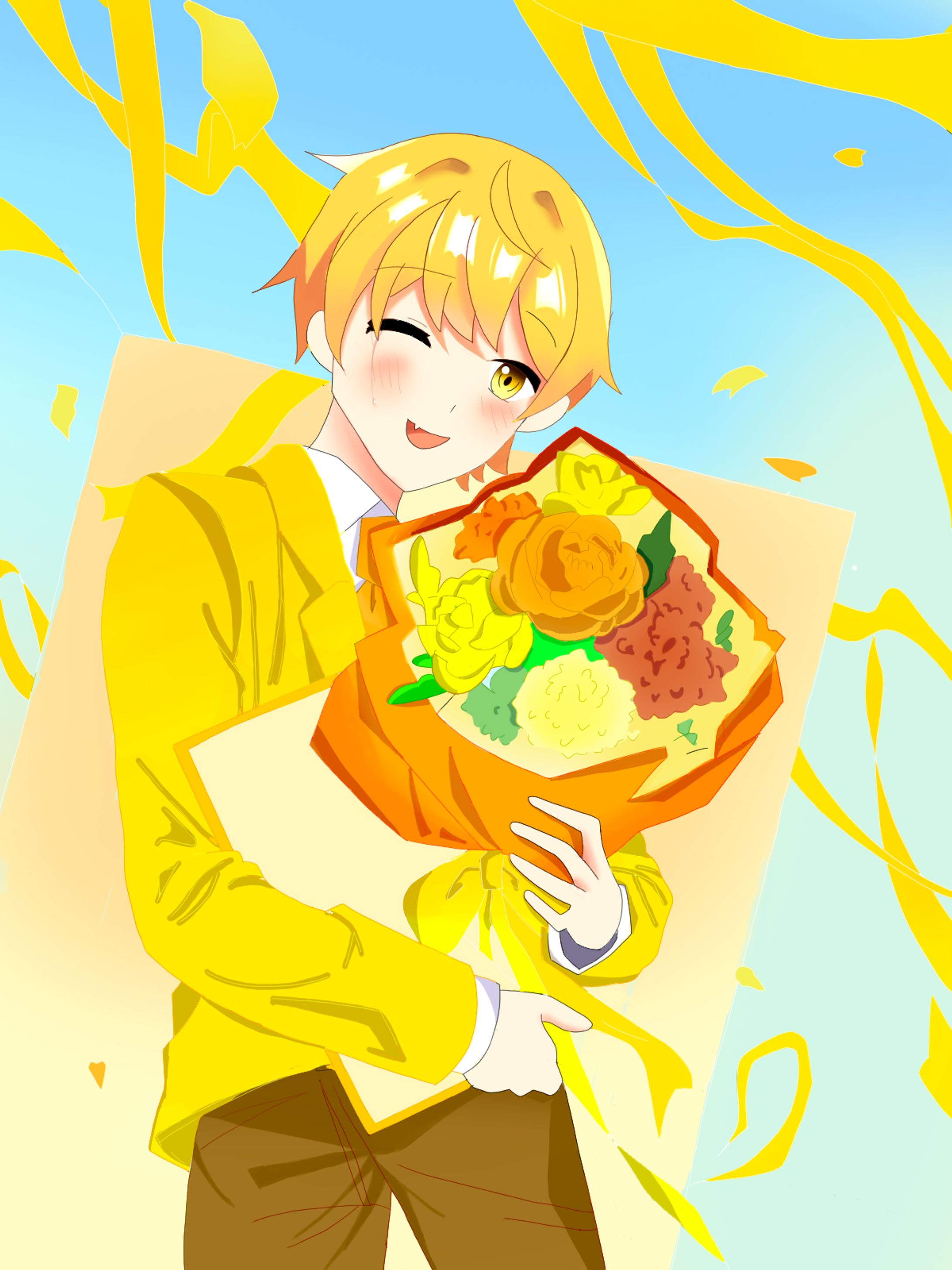 あっきいさん誕生日イラスト-1