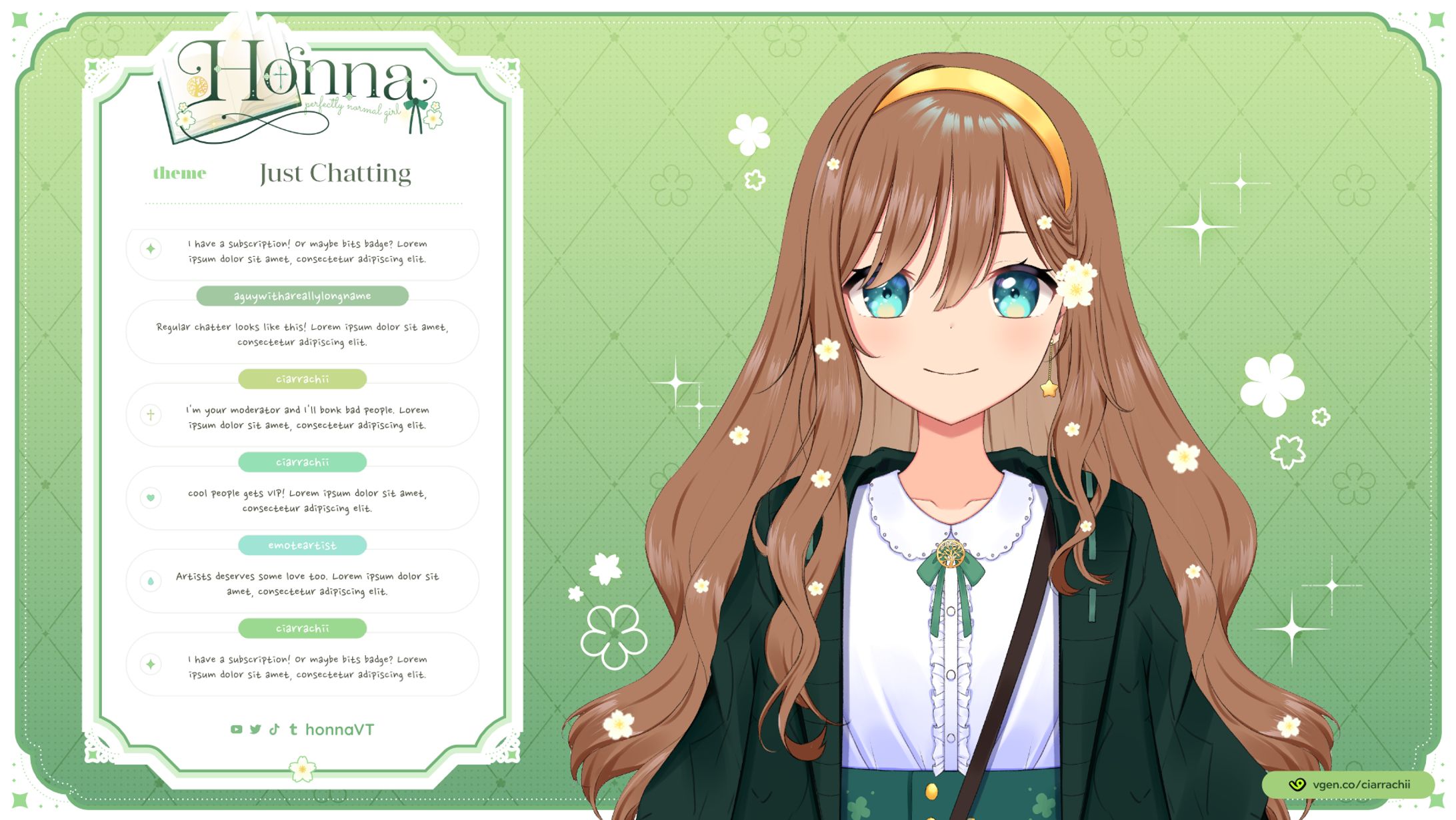 Honna - Overlays & Schedule-1