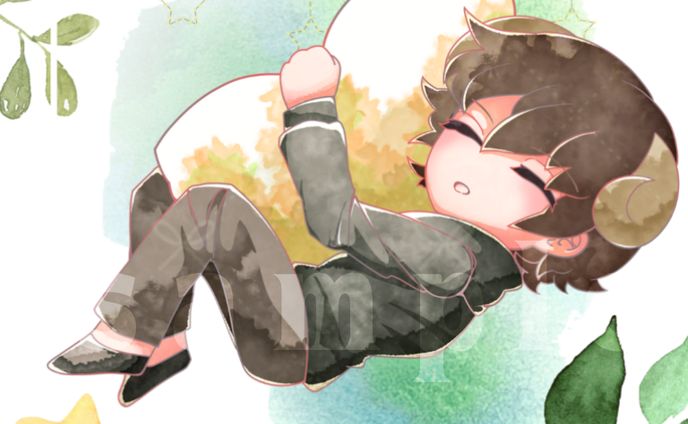 ご依頼絵-絵本タッチミニキャラSD-