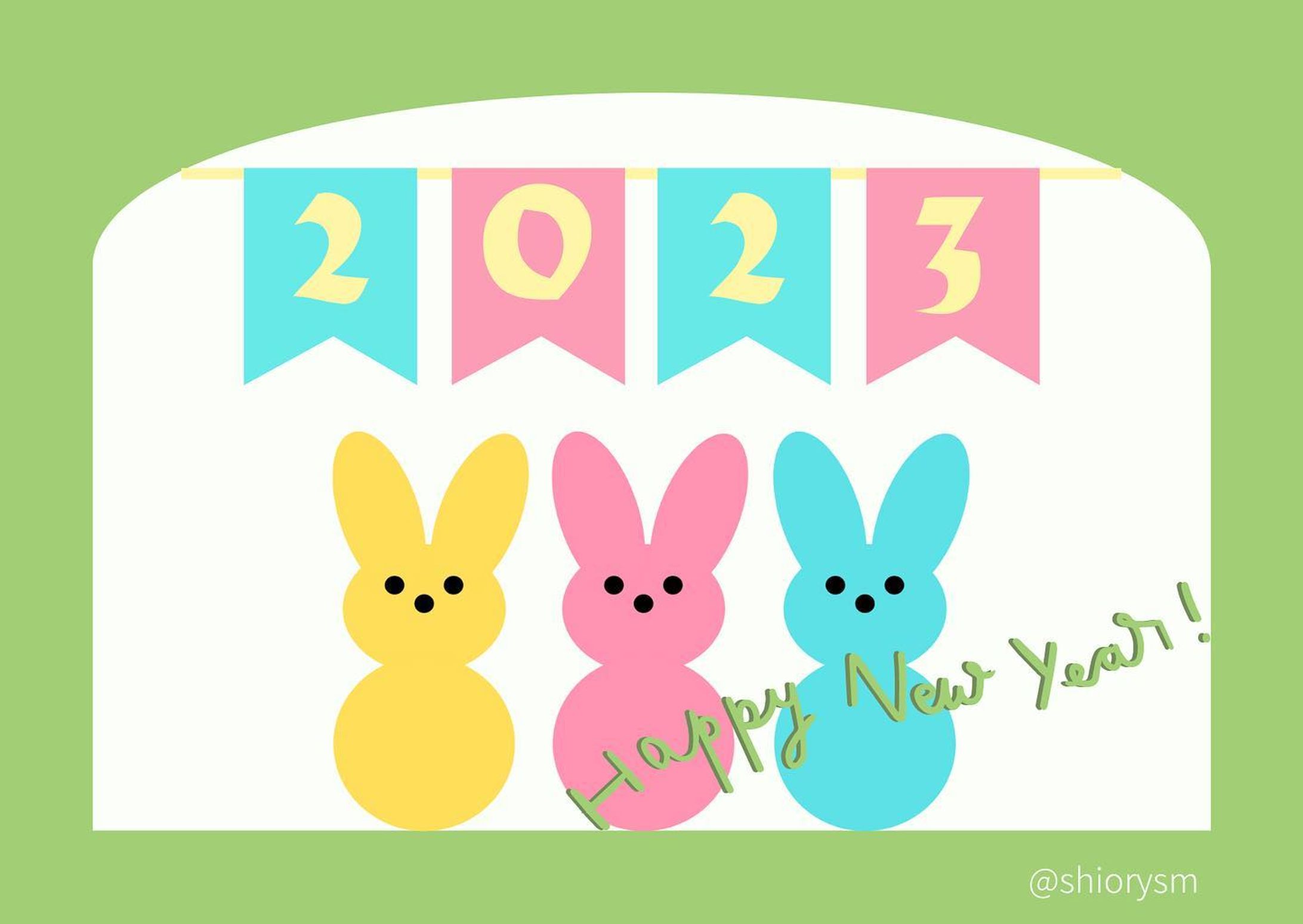 New year 2023　Canva-1