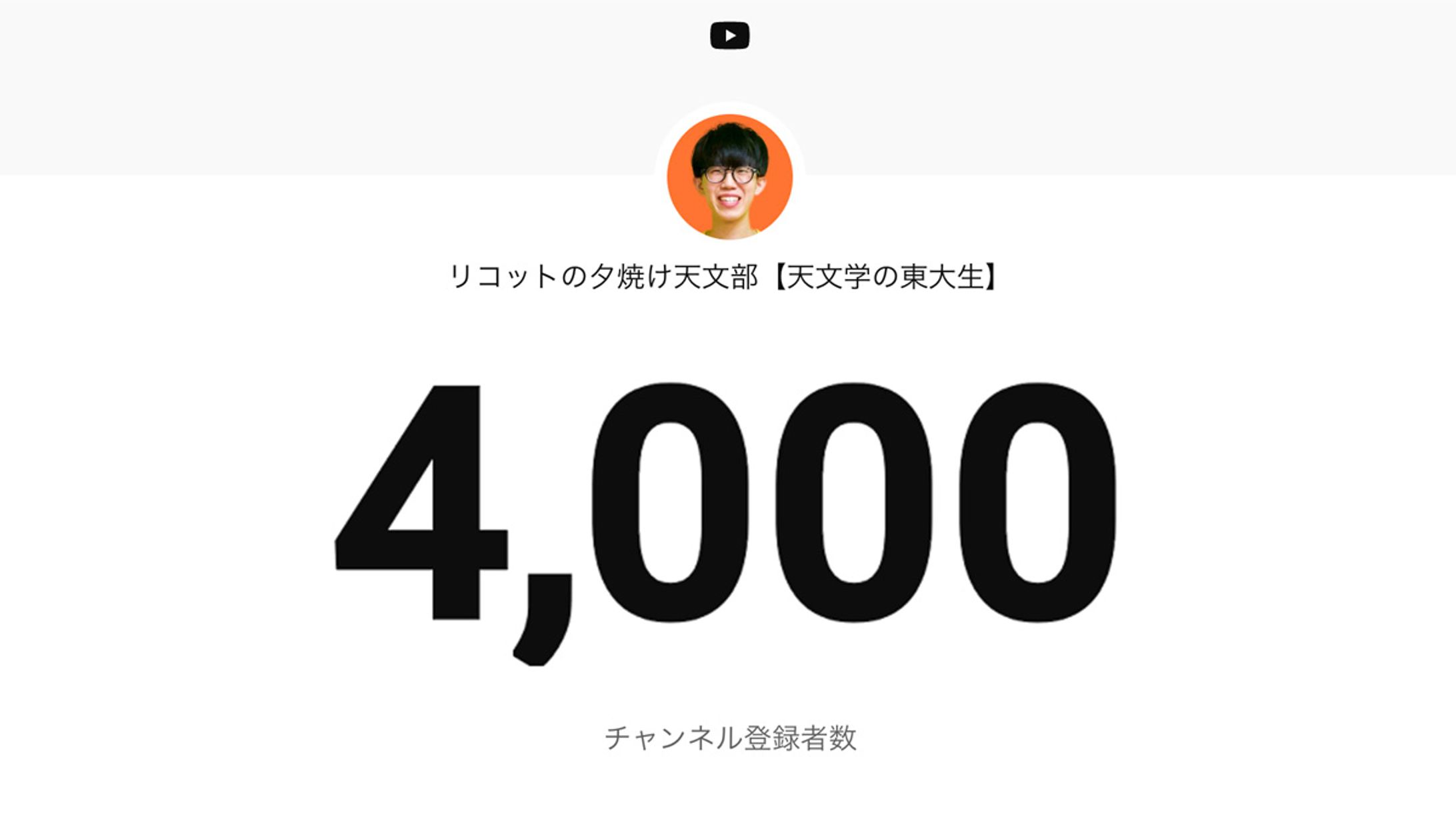 【マイルストーン】YouTubeチャンネル登録者4,000人達成！-1