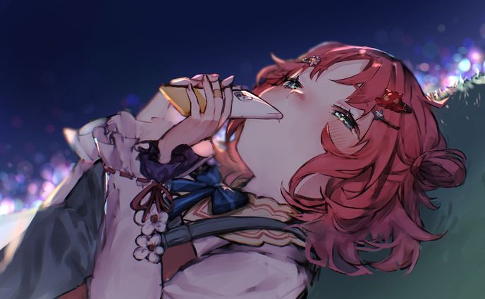 you tubeサムネイル、歌ってみたイラスト