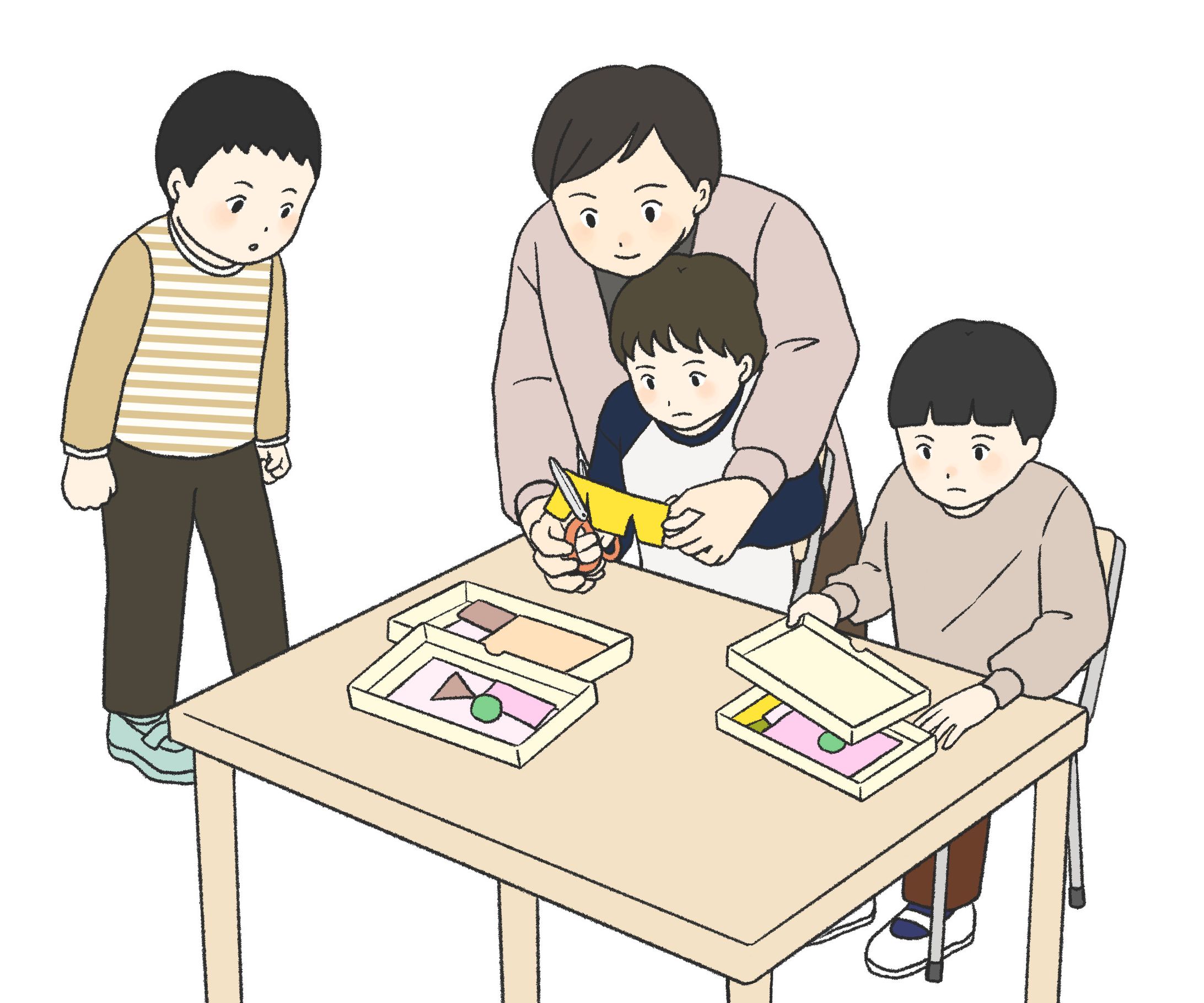 日本作業療法士協会資料　挿絵イラスト-1