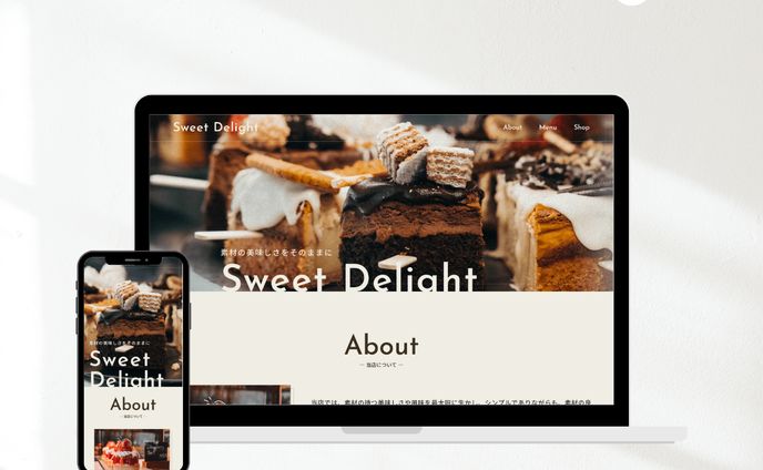 sweet delight（課題制作）