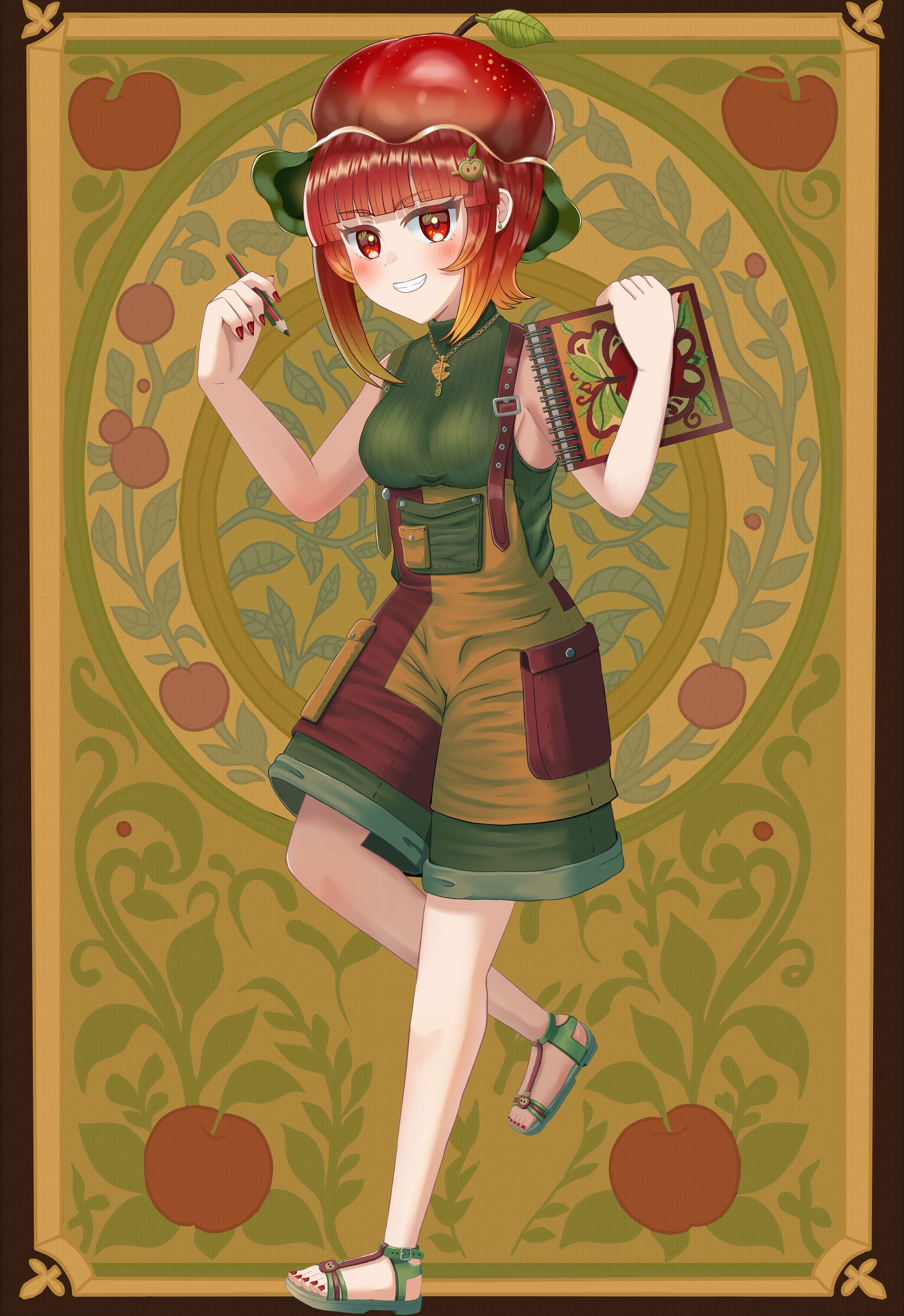 緋咲林檎 立ち絵 フルデザイン-1