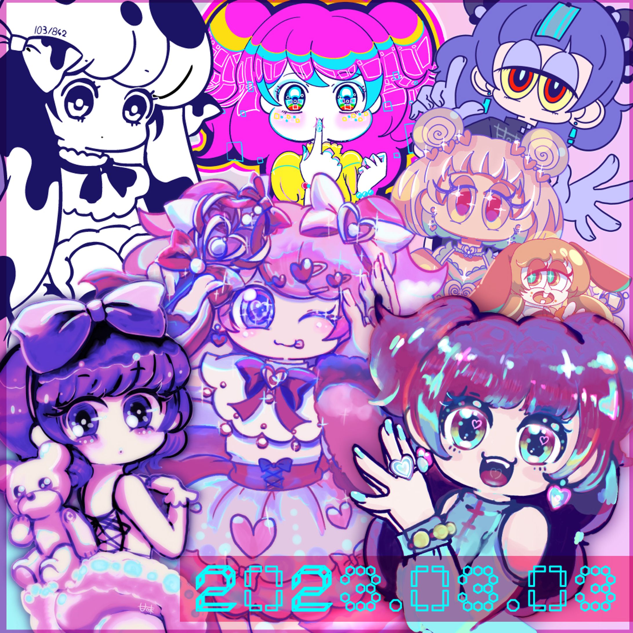 ひな祭りなので最近描いた女の子をまとめてみました
#ひな祭り #女の子イラスト創作-1