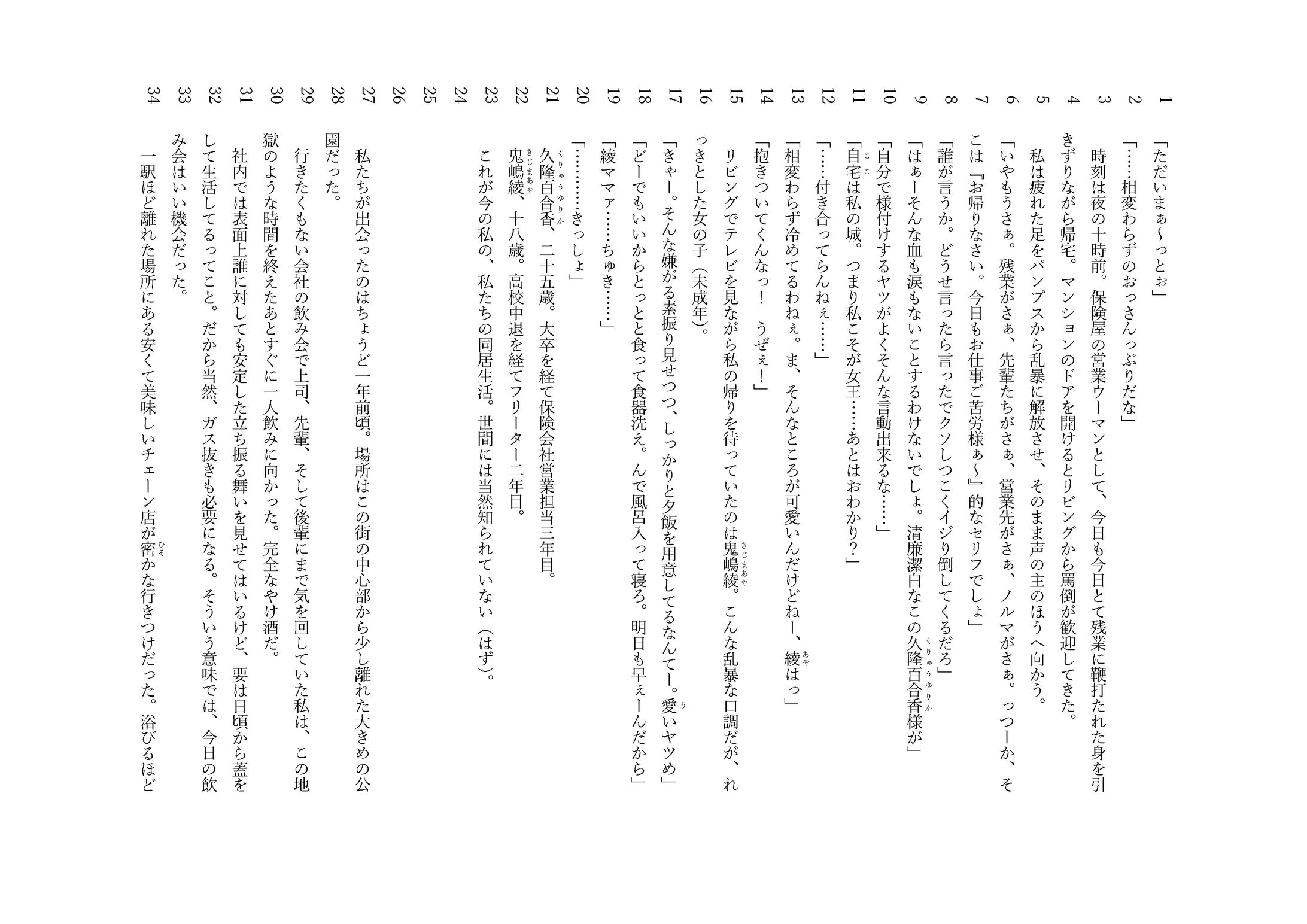 久隆百合香と鬼嶋綾-1