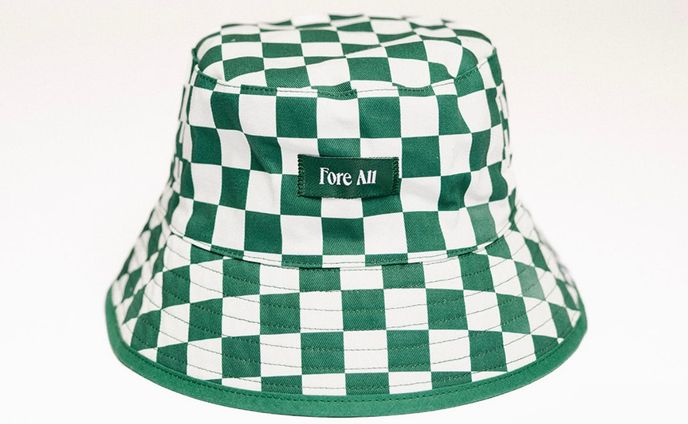 Austi Bucket Hat - Green Checkered　￥13.800（税込）