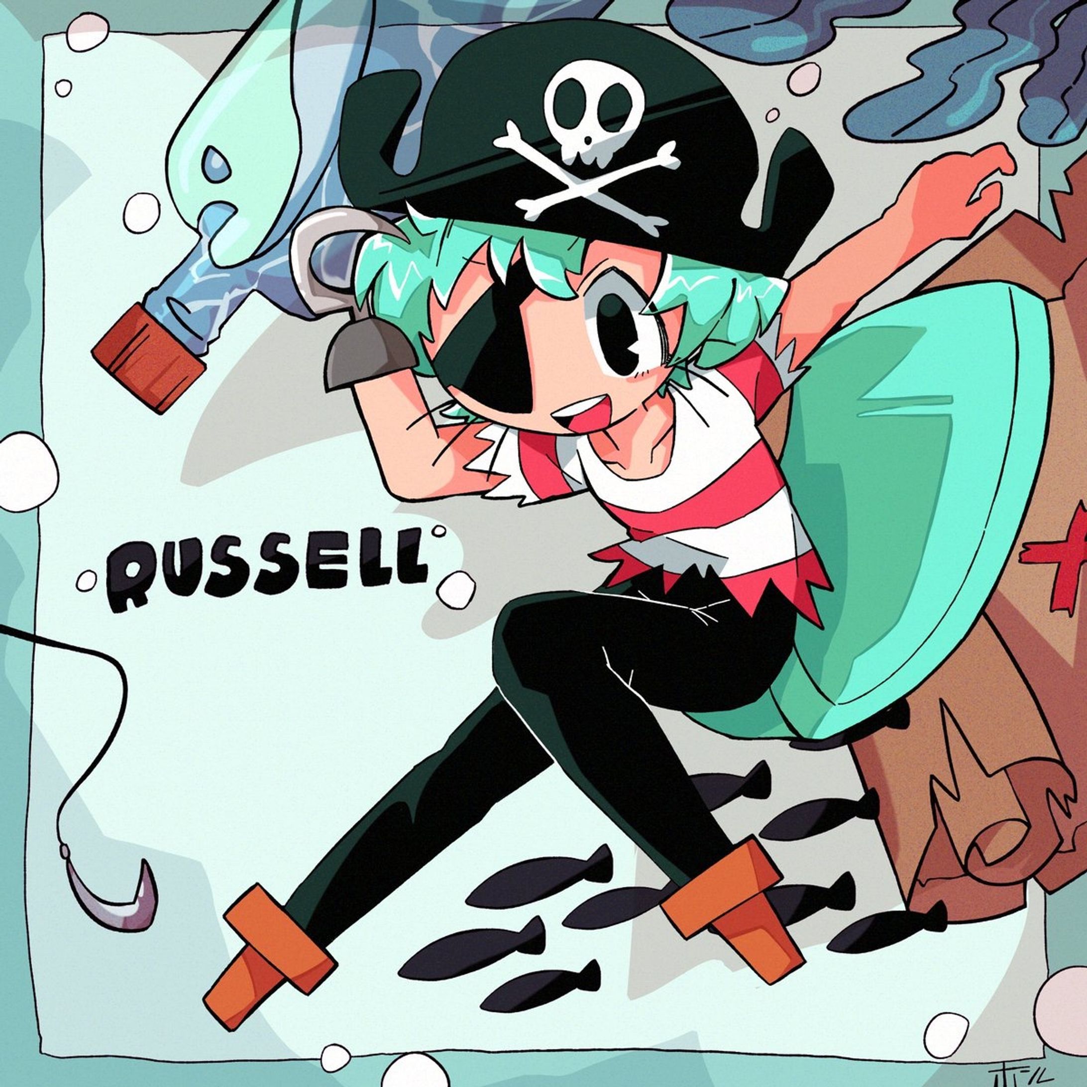 RUSSELL　擬人化イラスト-1