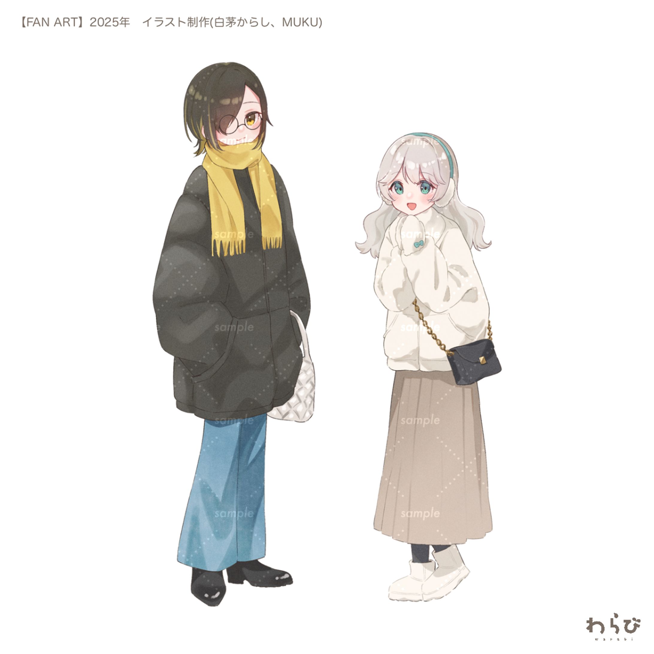 ファンアート　白茅からし、MUKU(01ceLeep)-1