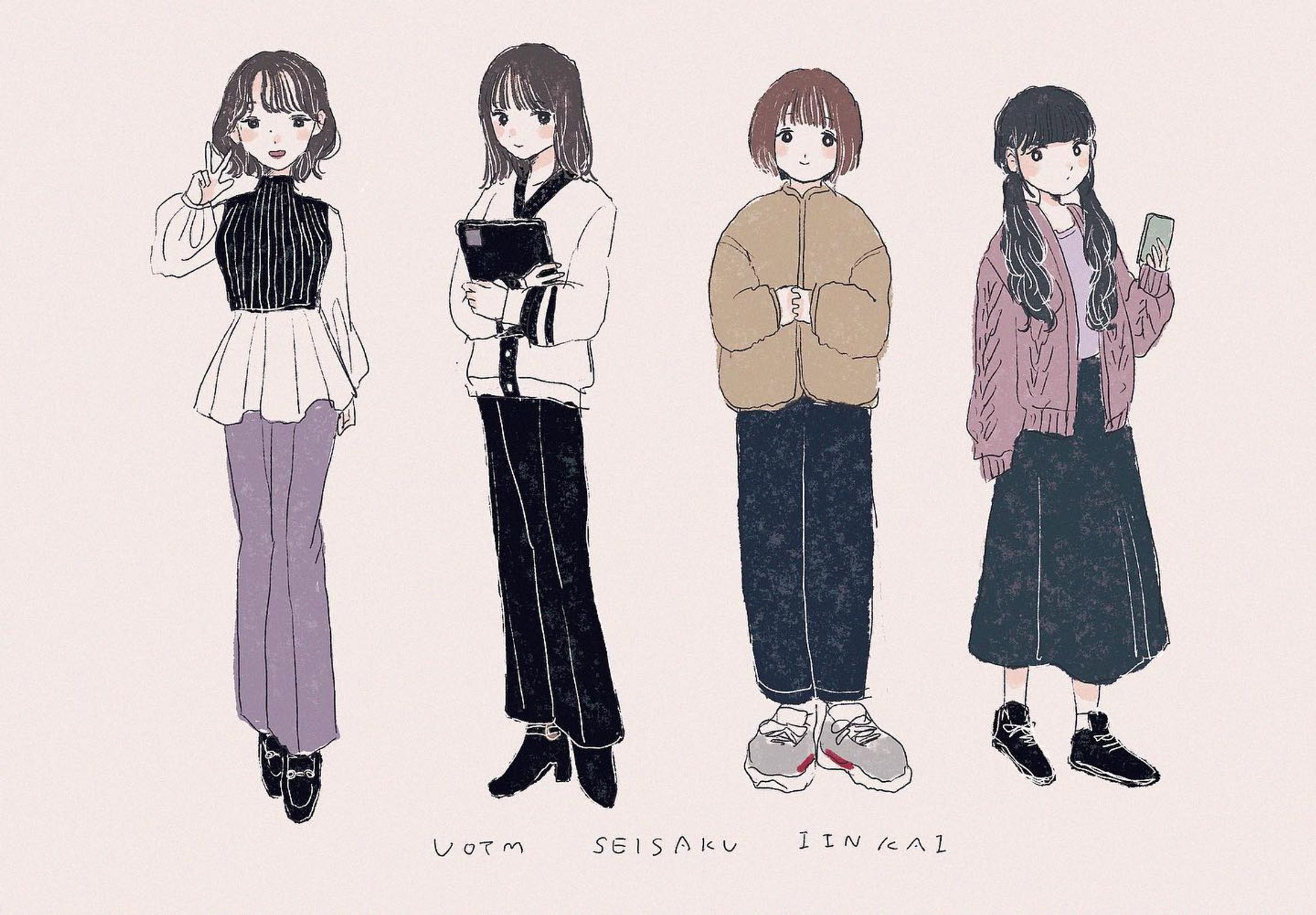 【自主制作】似顔絵風イラスト-1