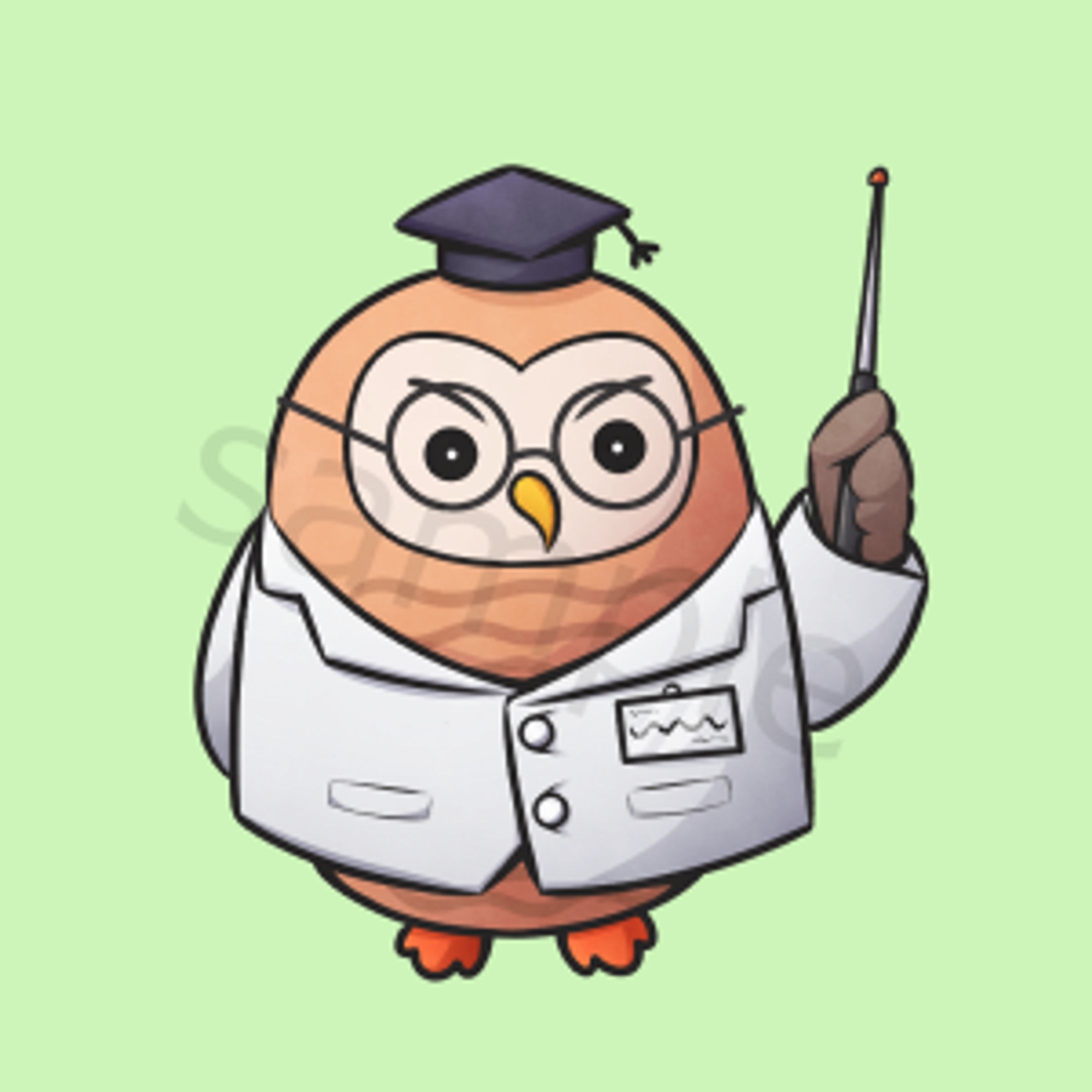フクロウアイコンイラスト-1