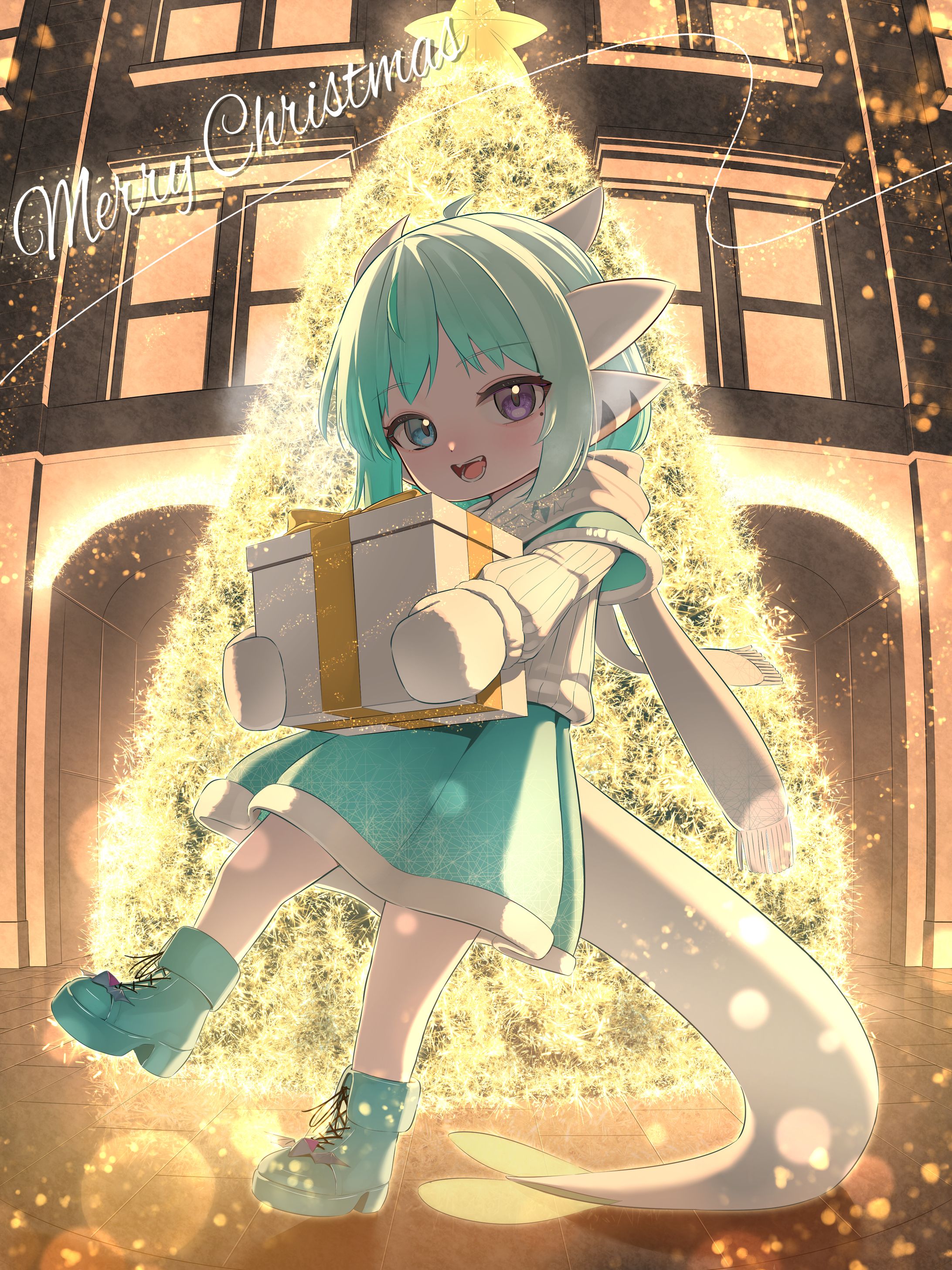 桜雷しゃうら様クリスマスイラスト-1