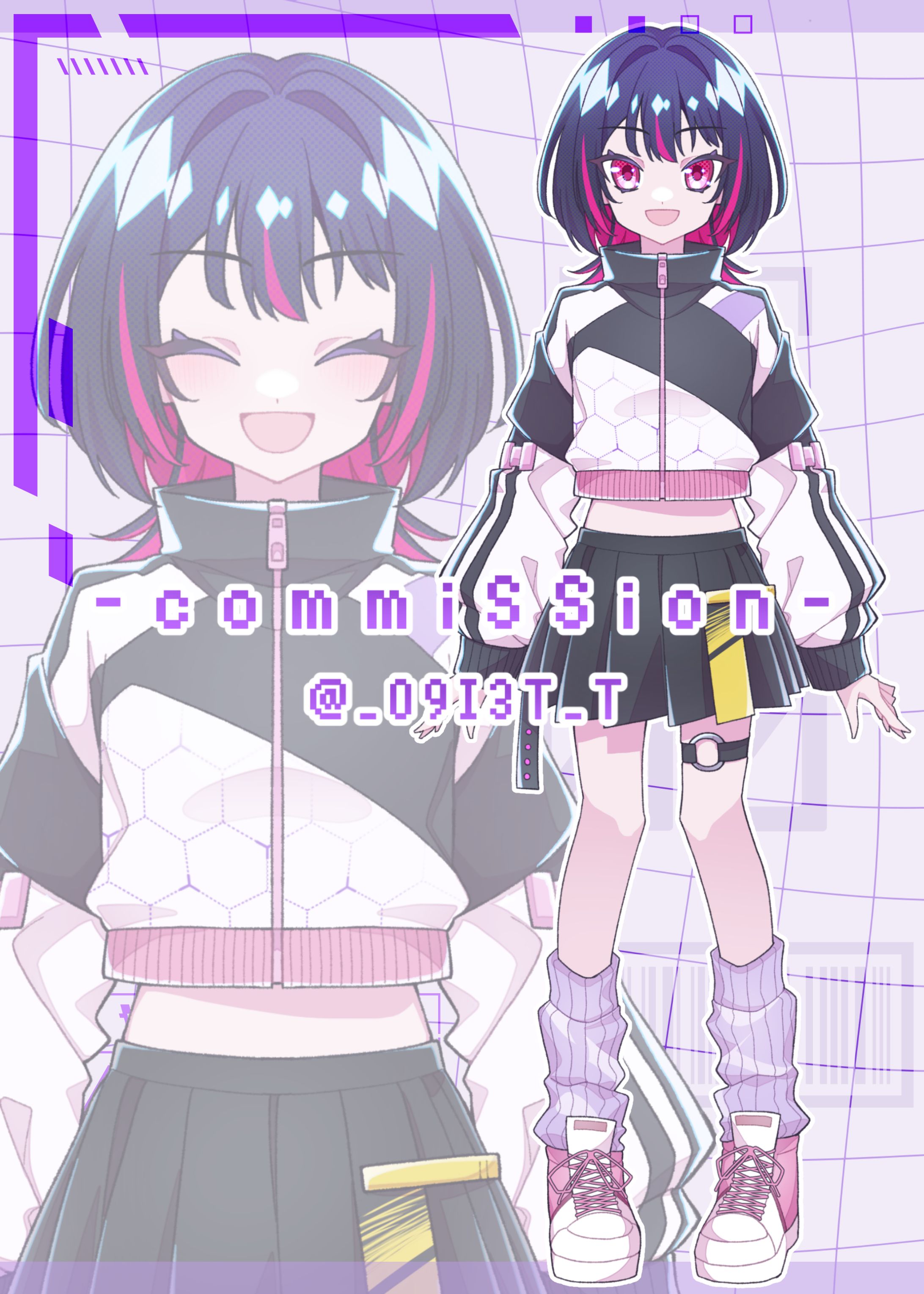 【commission】IRIAMライバー本町ウナ様 立ち絵-1