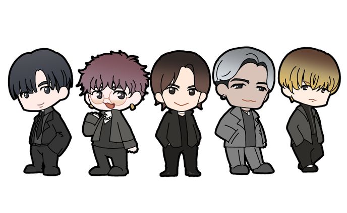 Da-iCEメンバーイラストSD