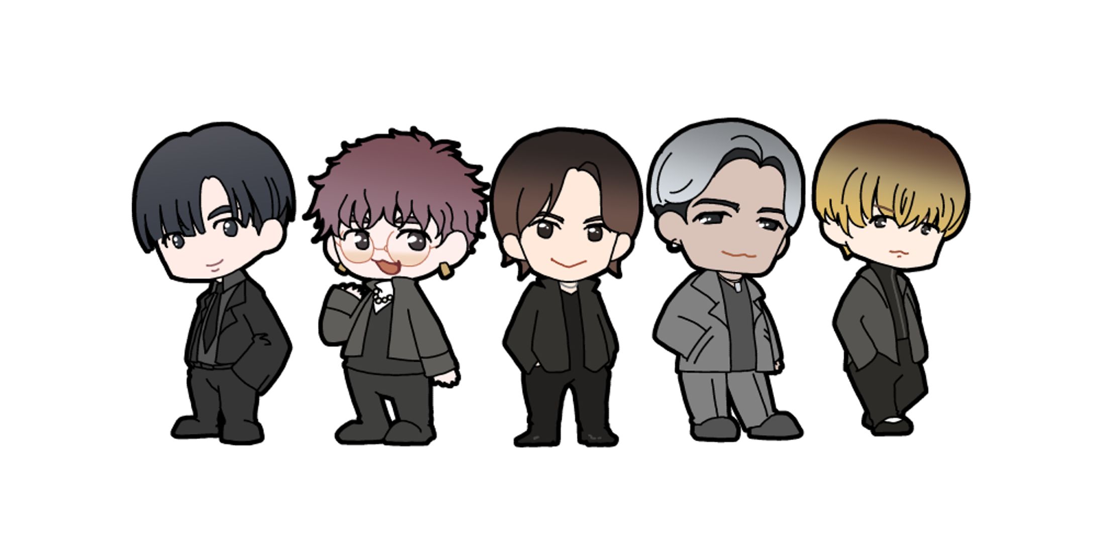 Da-iCEメンバーイラストSD-1