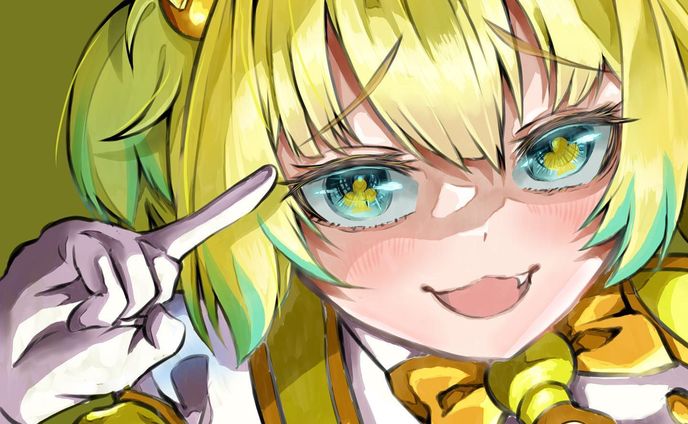 二次創作です！ボンバーガールのパインを描きました！

今回初めてタイムラプス撮ってみたんで良ければ見てみてください！🍍

#ボンバーガール
#ボンバーガールパイン
#パイにゃん