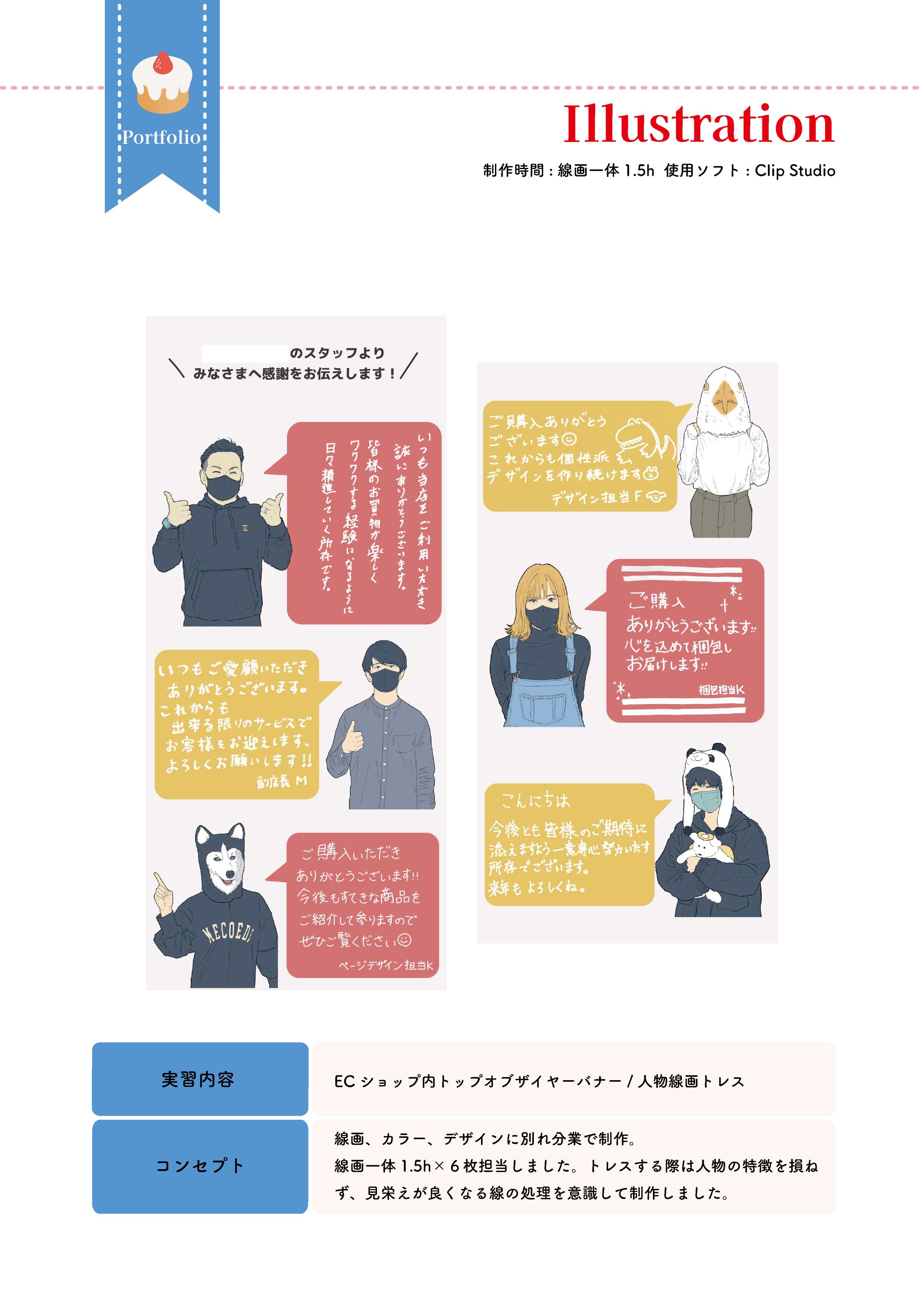人物線画トレス/分業-1