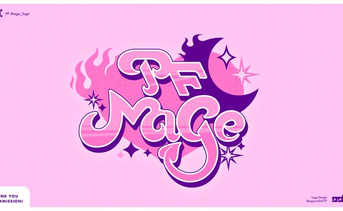 【skeb】「PF Mage」logo